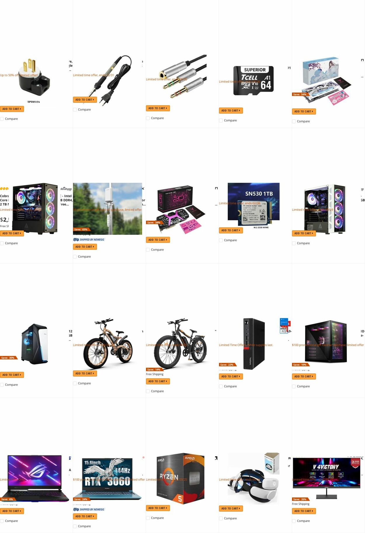 Weekly ad Newegg 09/26/2022 - 10/05/2022