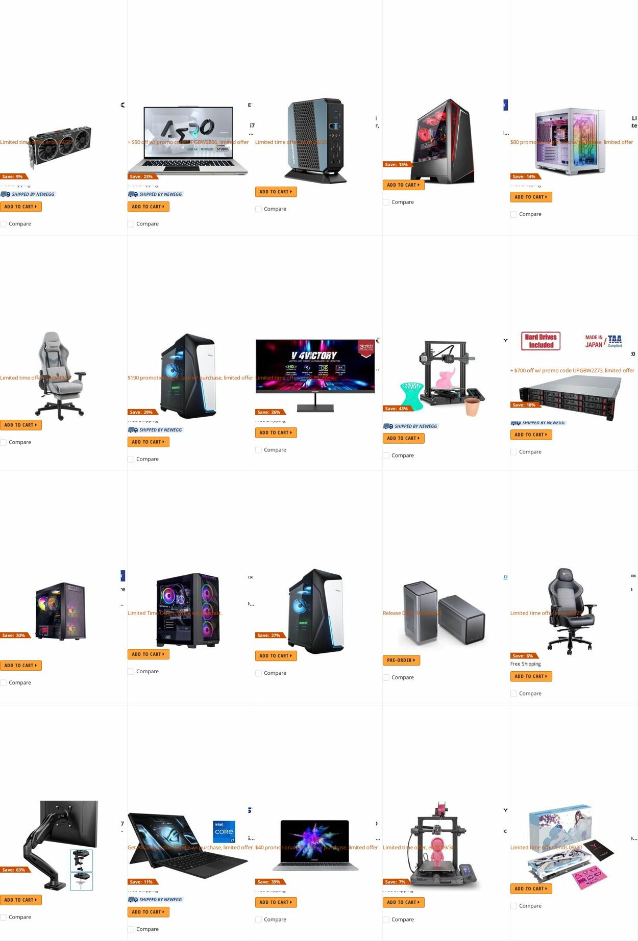 Weekly ad Newegg 09/26/2022 - 10/05/2022