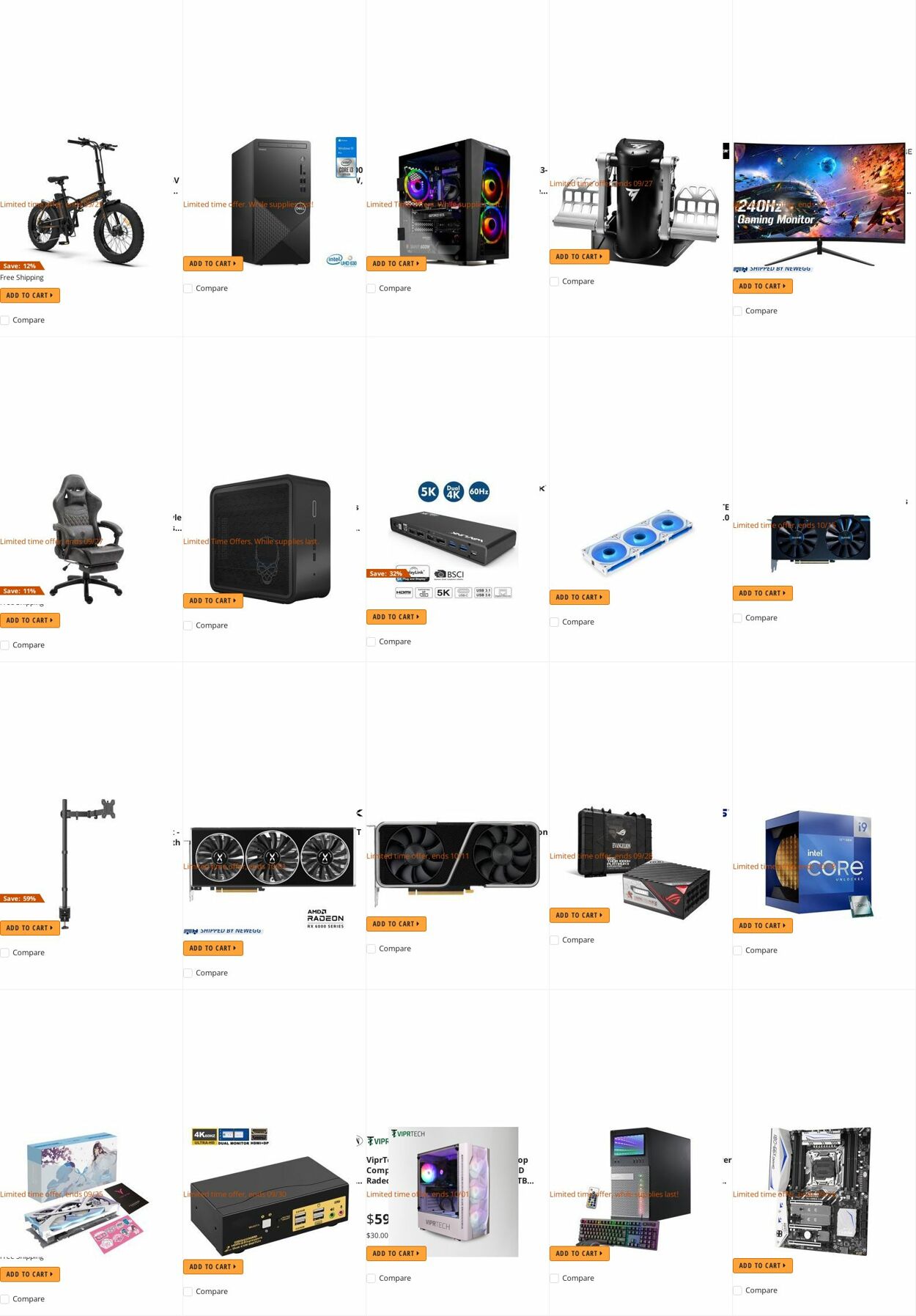 Weekly ad Newegg 09/26/2022 - 10/05/2022