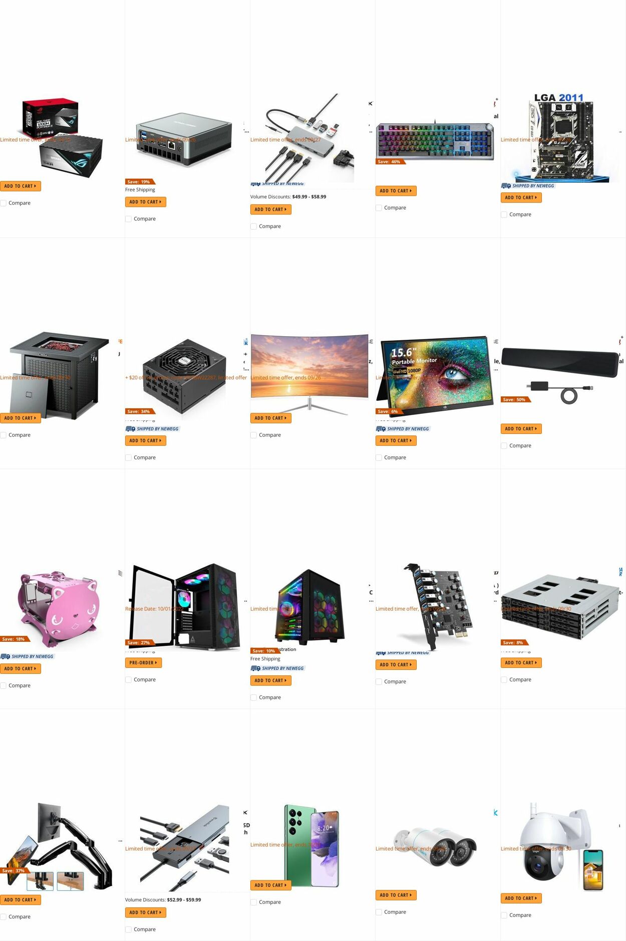 Weekly ad Newegg 09/26/2022 - 10/05/2022