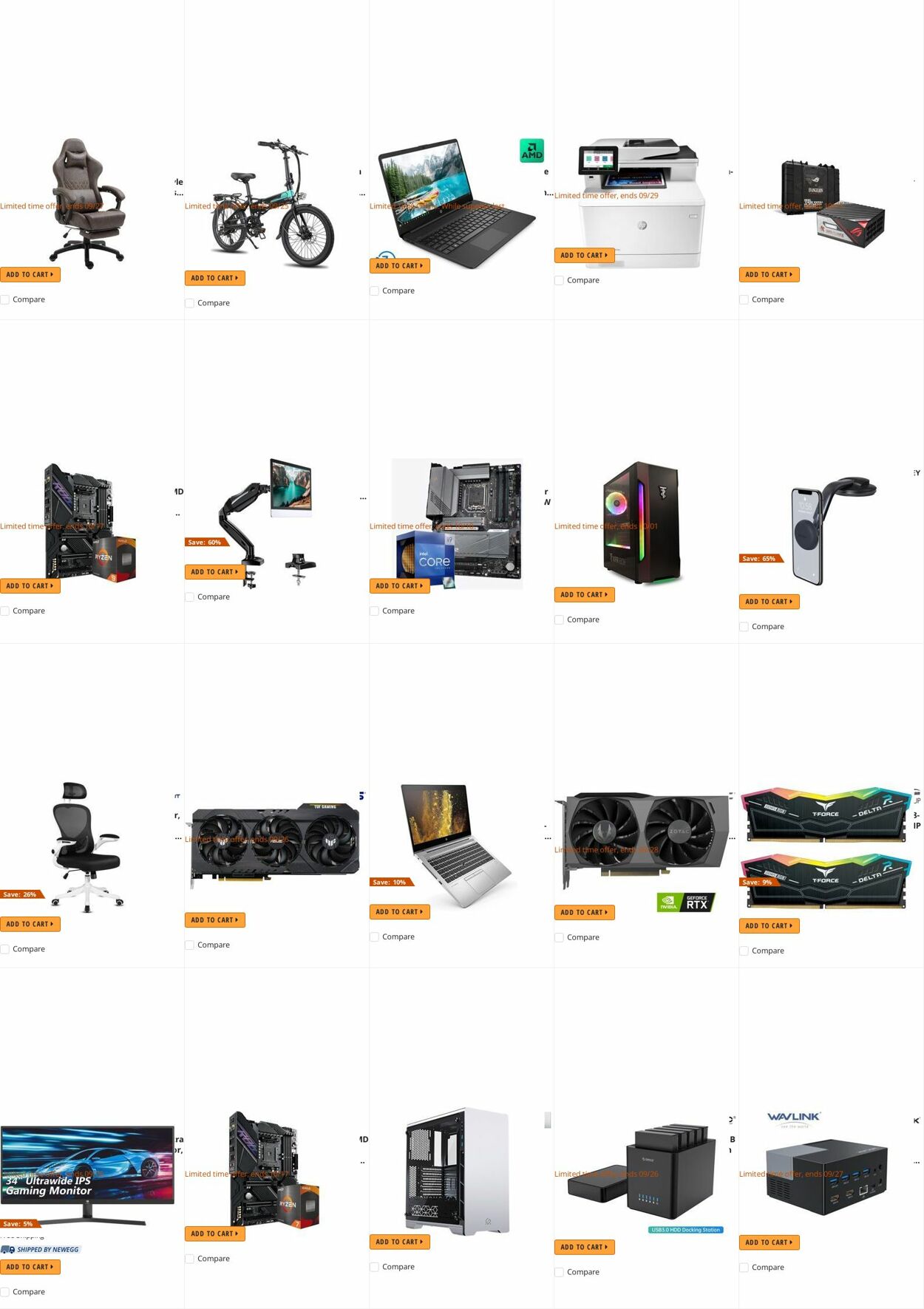 Weekly ad Newegg 09/26/2022 - 10/05/2022