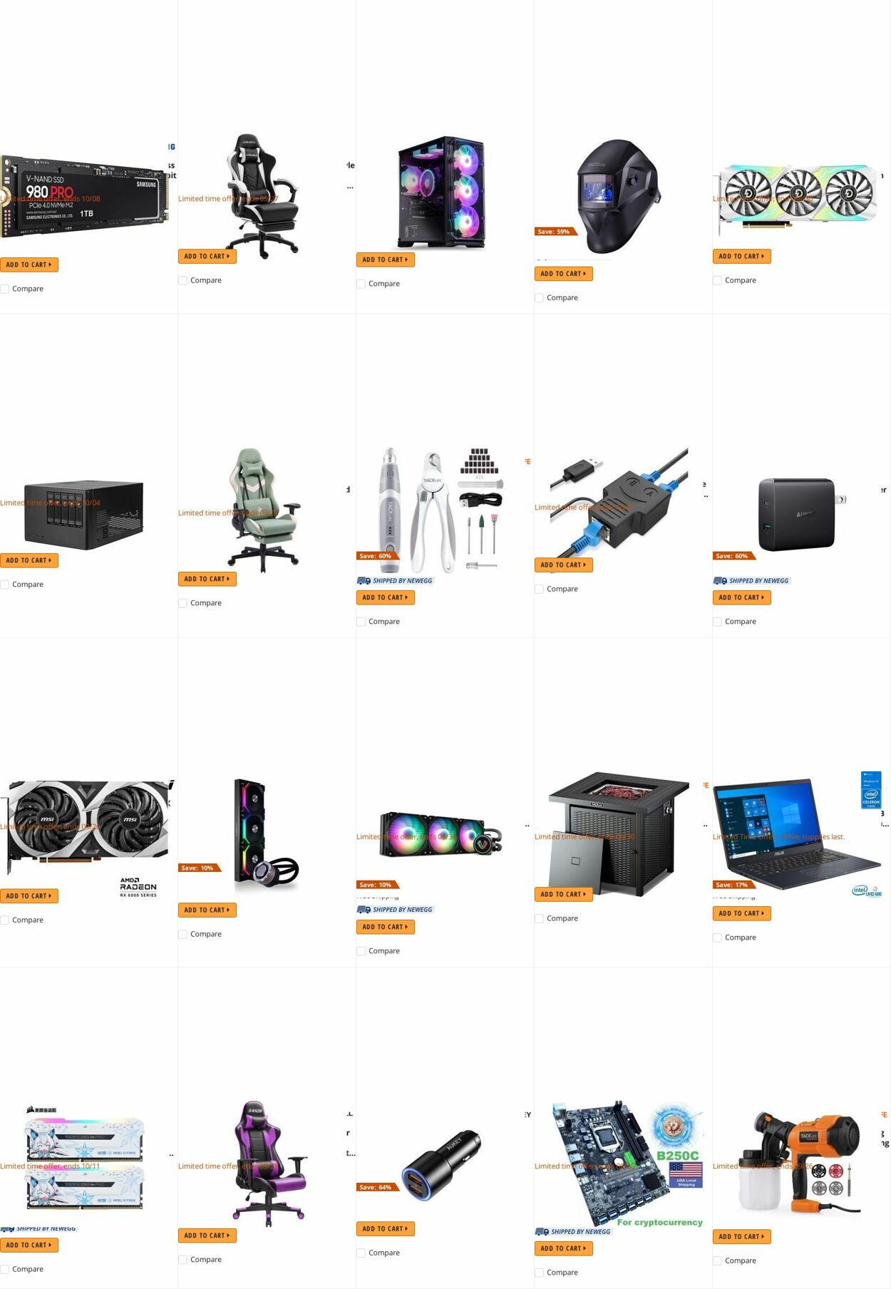 Weekly ad Newegg 09/26/2022 - 10/05/2022