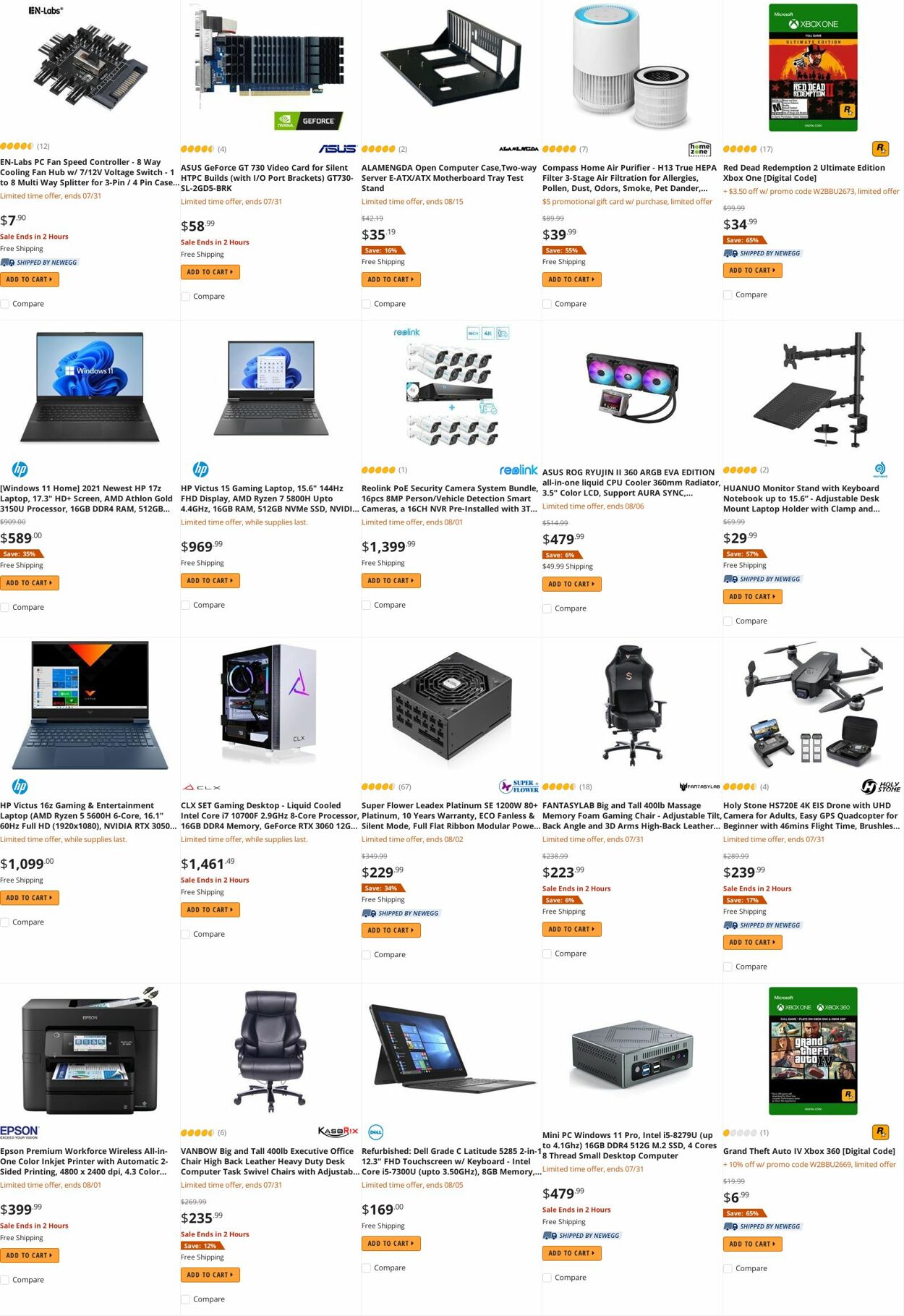 Weekly ad Newegg 08/01/2022 - 08/15/2022