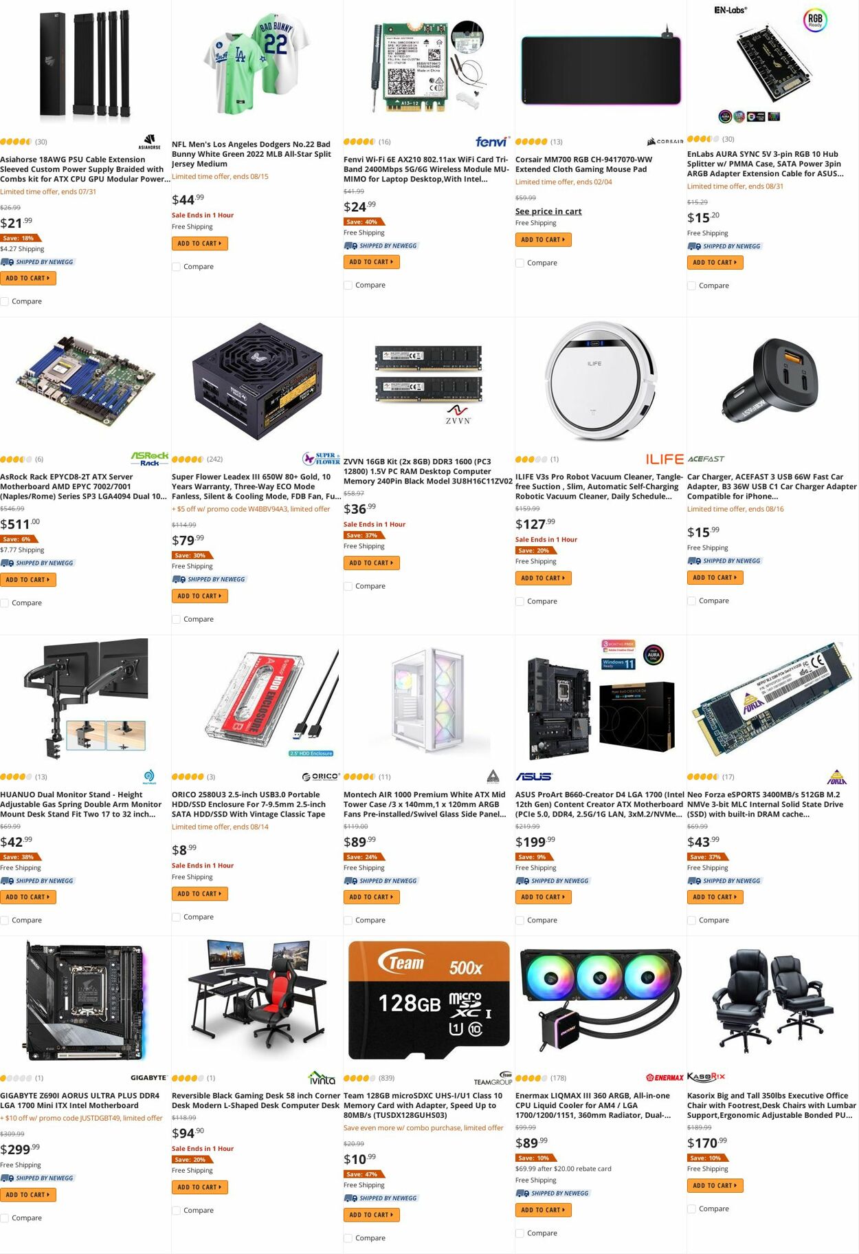 Weekly ad Newegg 08/15/2022 - 08/31/2022