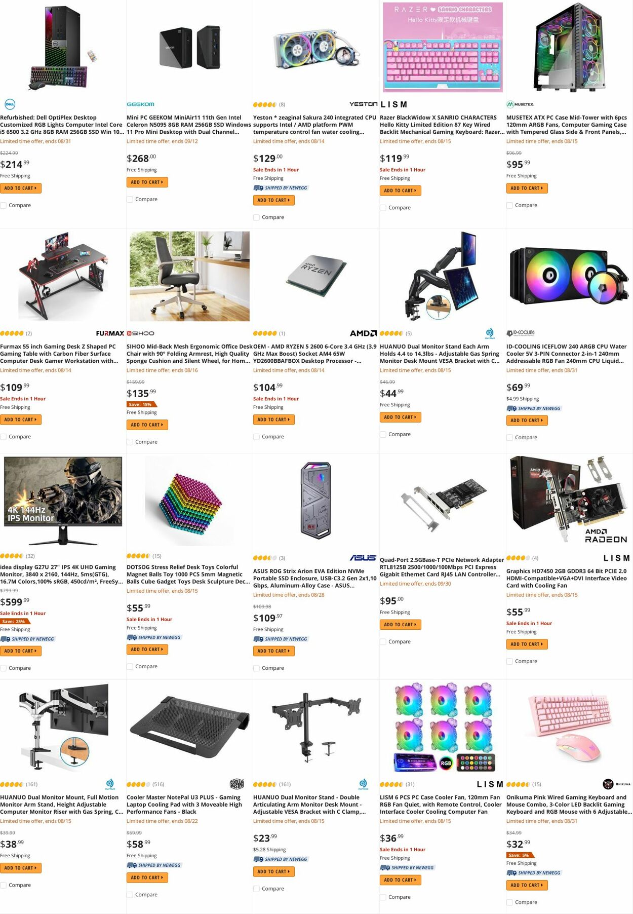 Weekly ad Newegg 08/15/2022 - 08/31/2022