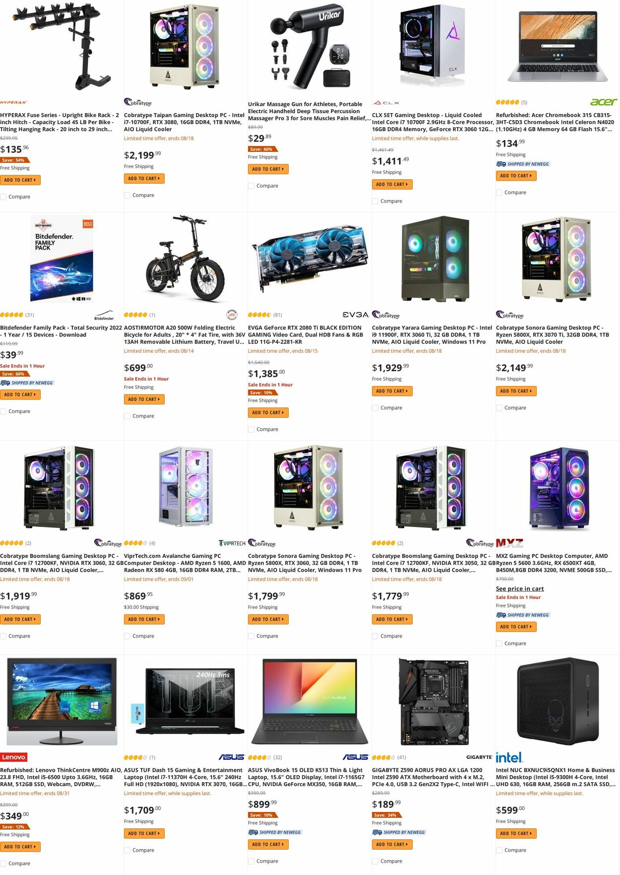 Weekly ad Newegg 08/15/2022 - 08/31/2022