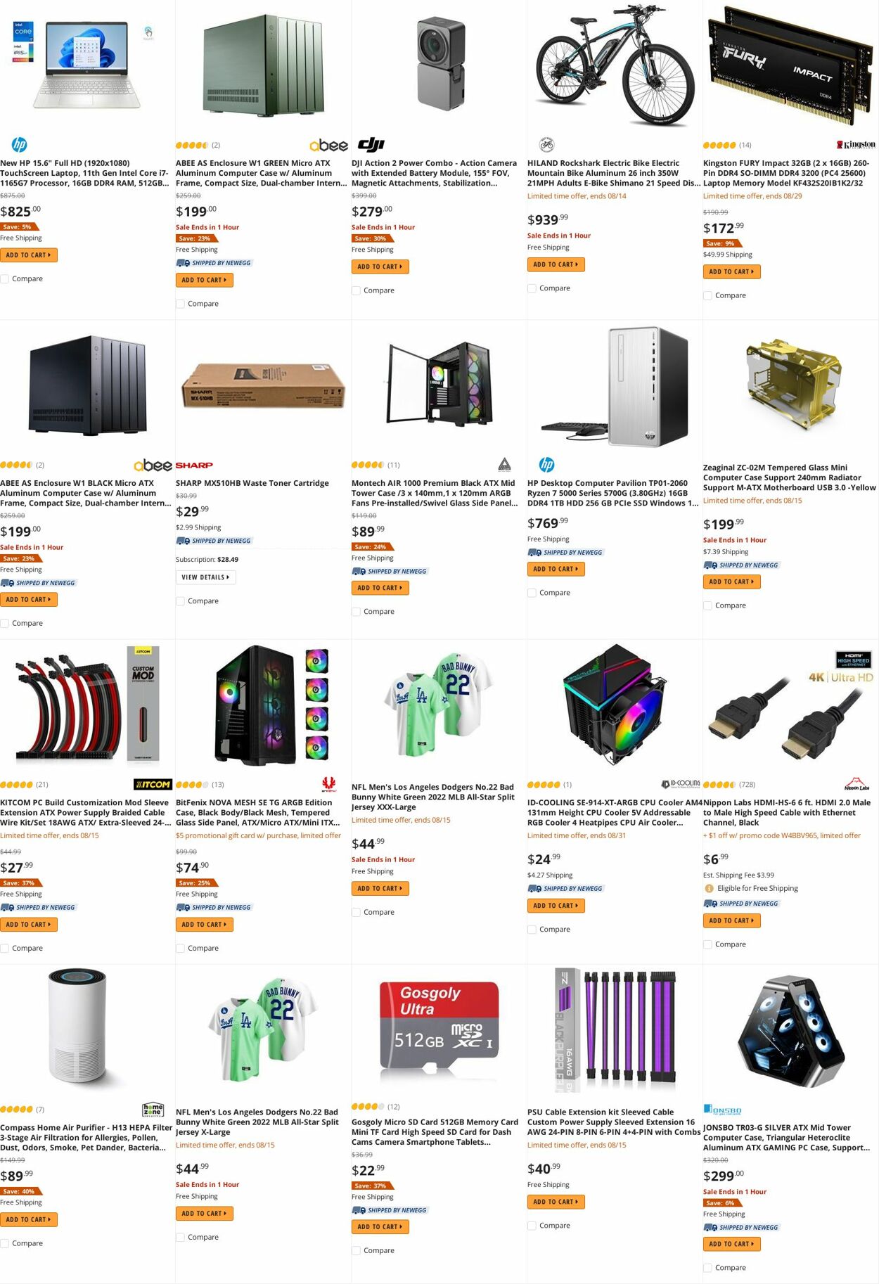 Weekly ad Newegg 08/15/2022 - 08/31/2022