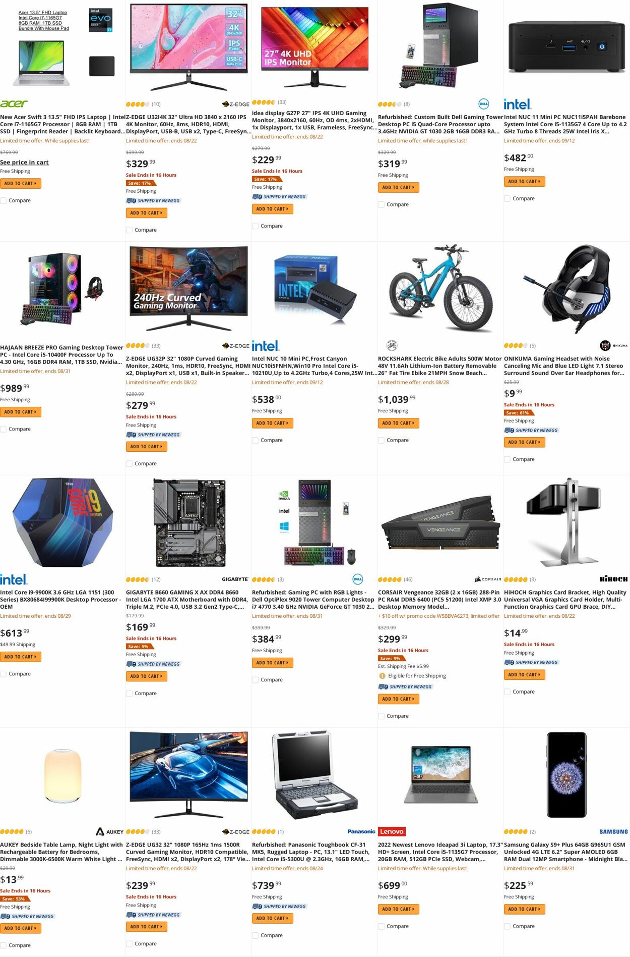 Weekly ad Newegg 08/22/2022 - 08/31/2022