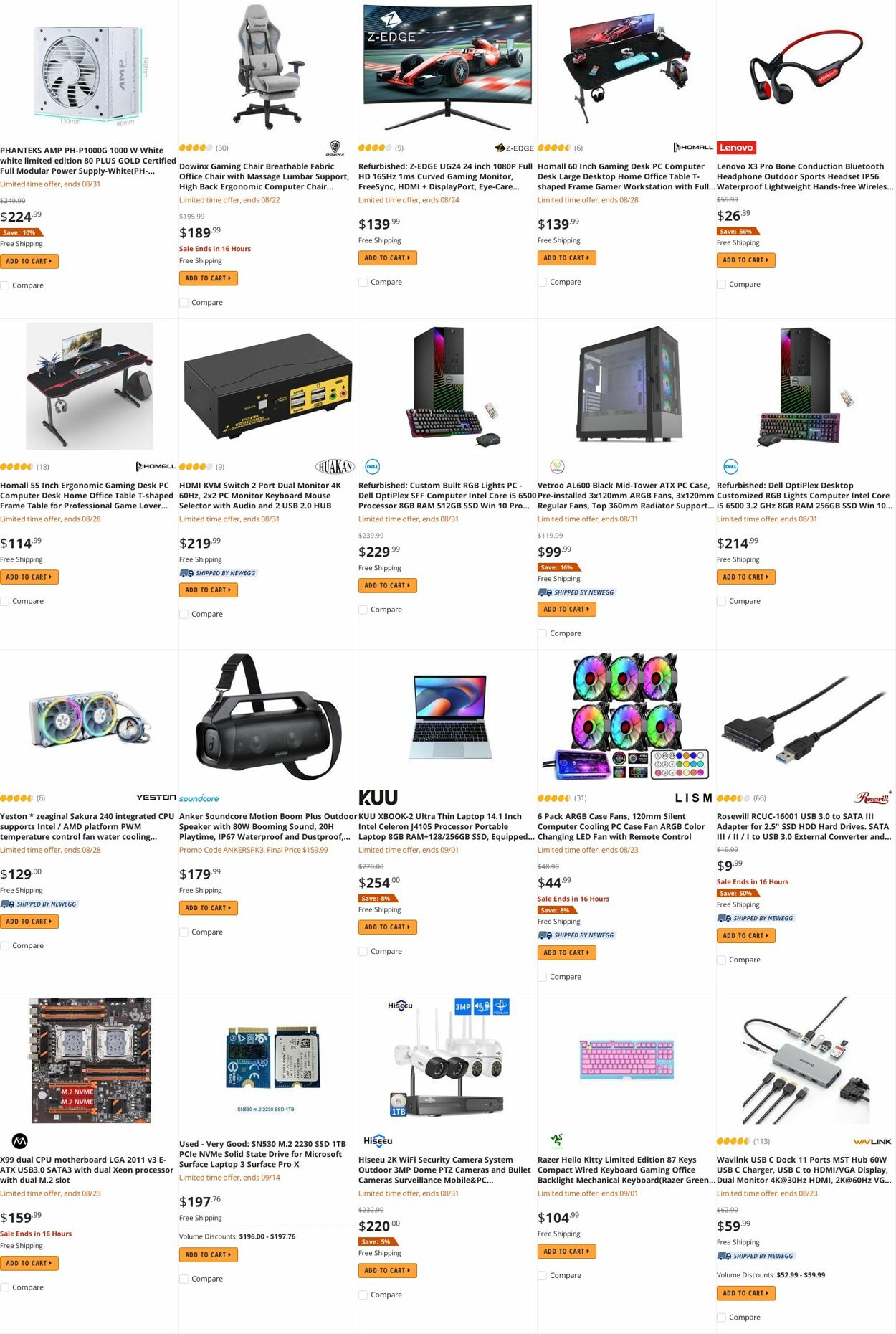 Weekly ad Newegg 08/22/2022 - 08/31/2022