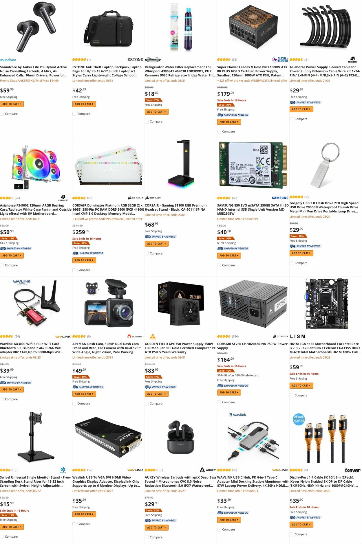 Weekly ad Newegg 08/22/2022 - 08/31/2022