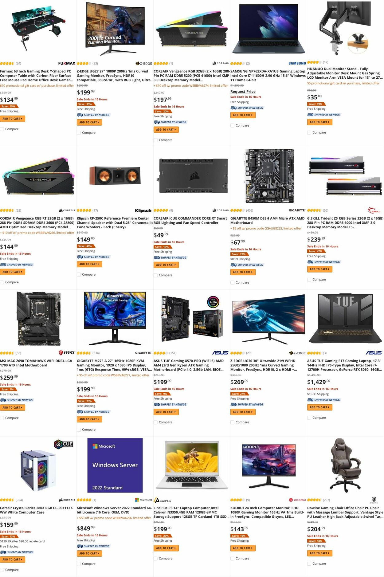 Weekly ad Newegg 08/22/2022 - 08/31/2022