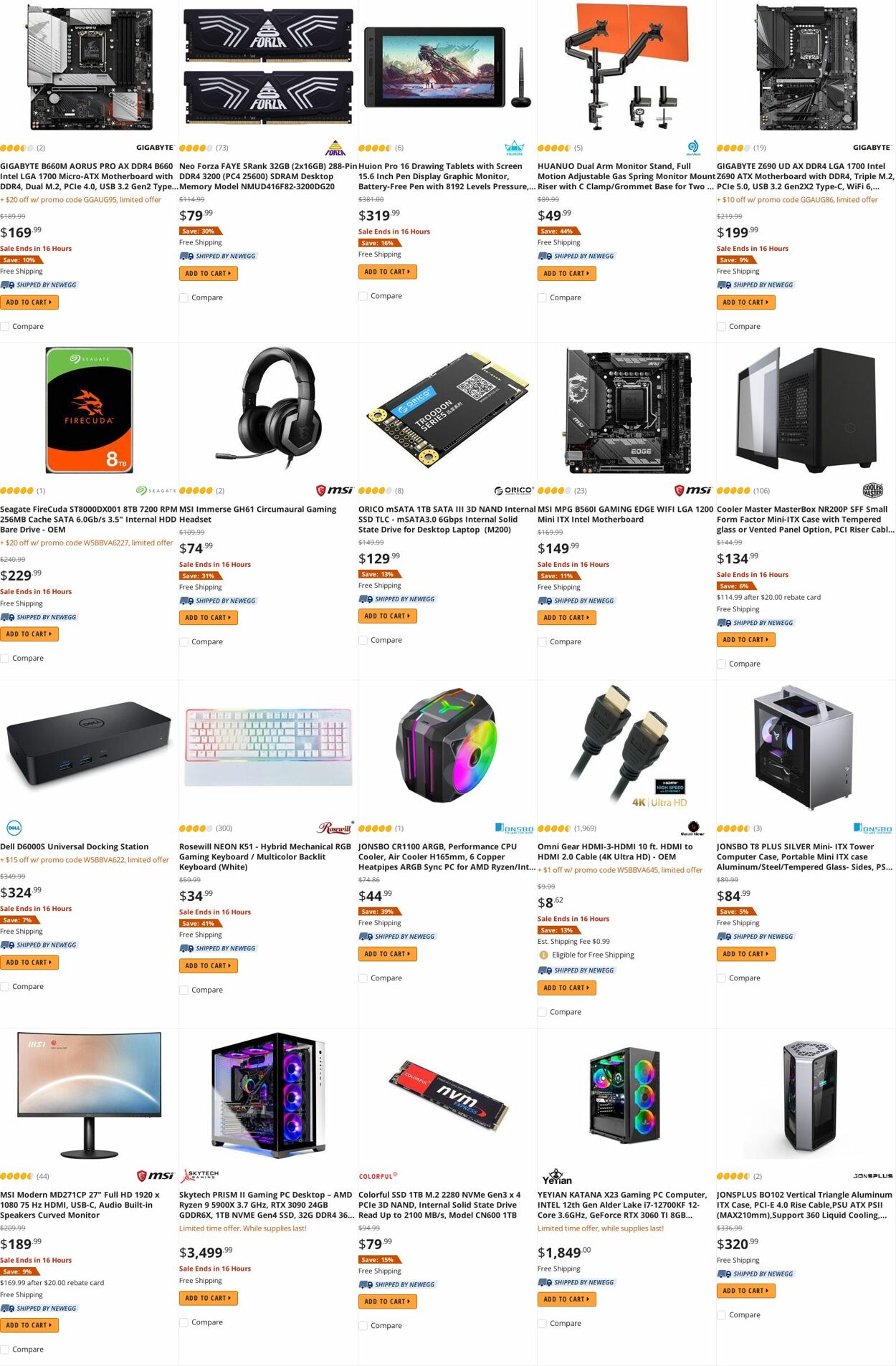 Weekly ad Newegg 08/22/2022 - 08/31/2022