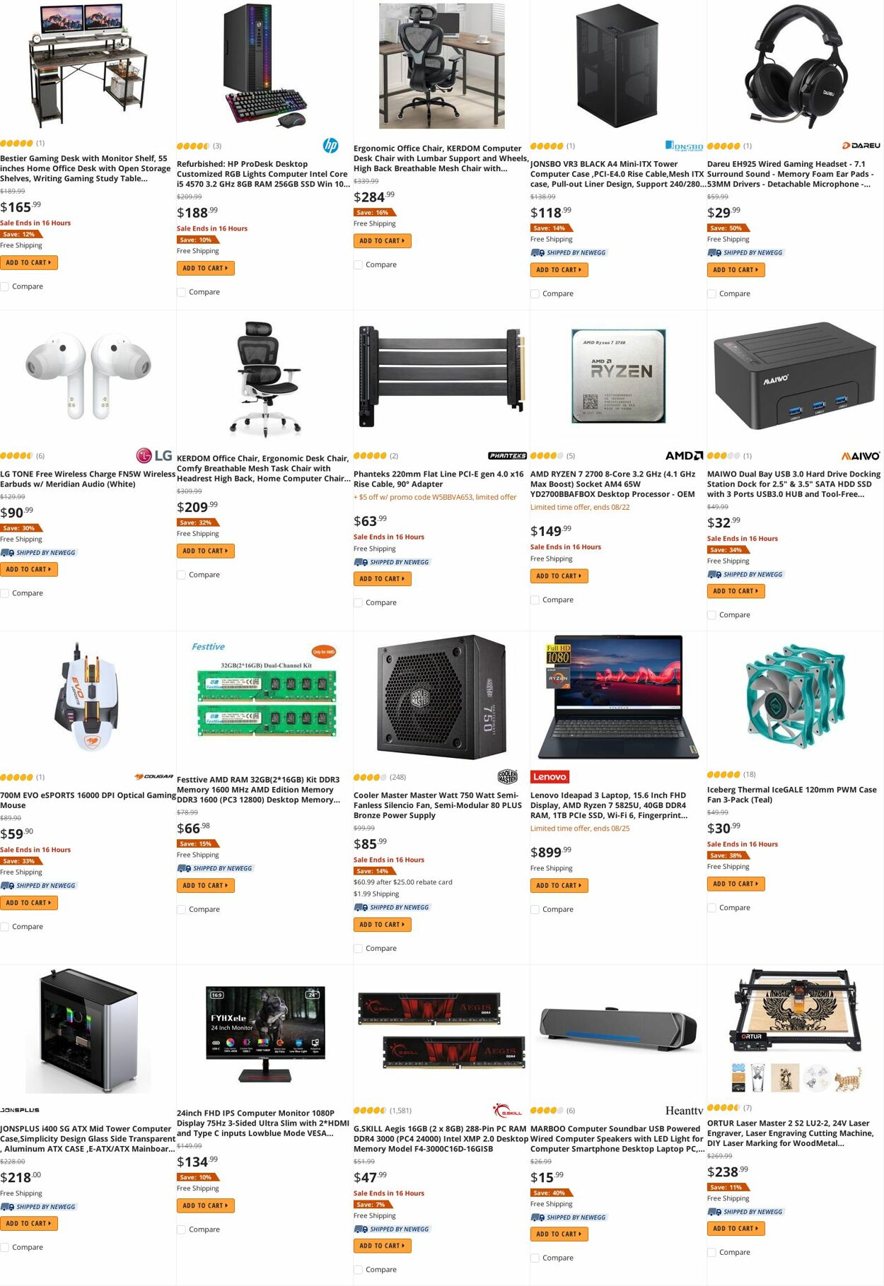 Weekly ad Newegg 08/22/2022 - 08/31/2022