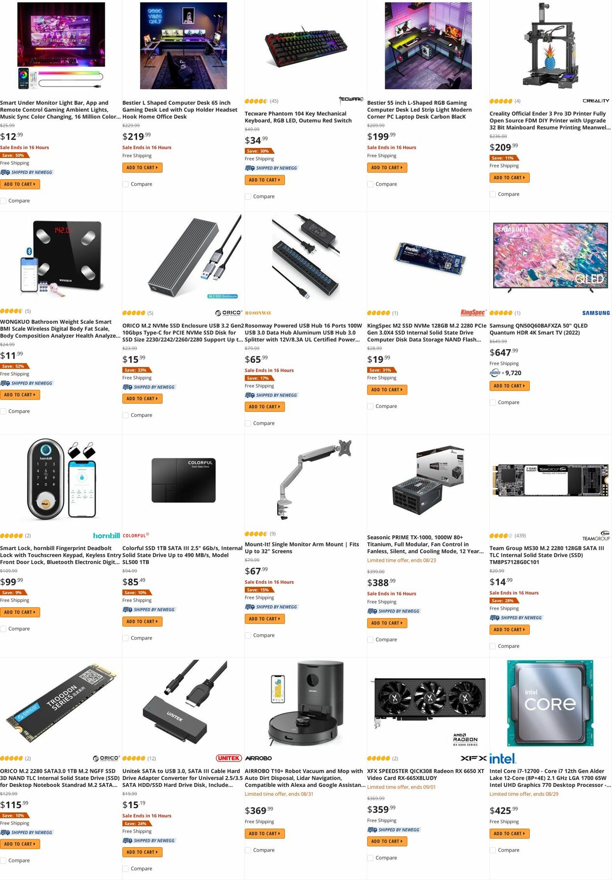 Weekly ad Newegg 08/22/2022 - 08/31/2022