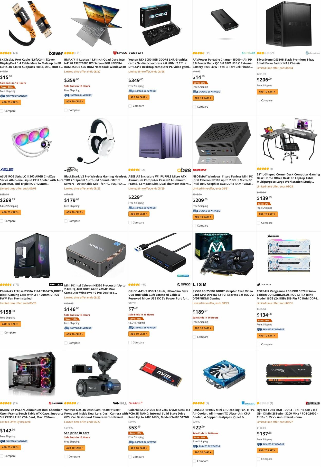 Weekly ad Newegg 08/22/2022 - 08/31/2022