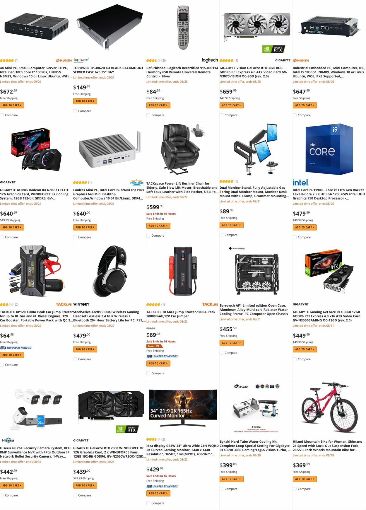 Weekly ad Newegg 08/22/2022 - 08/31/2022