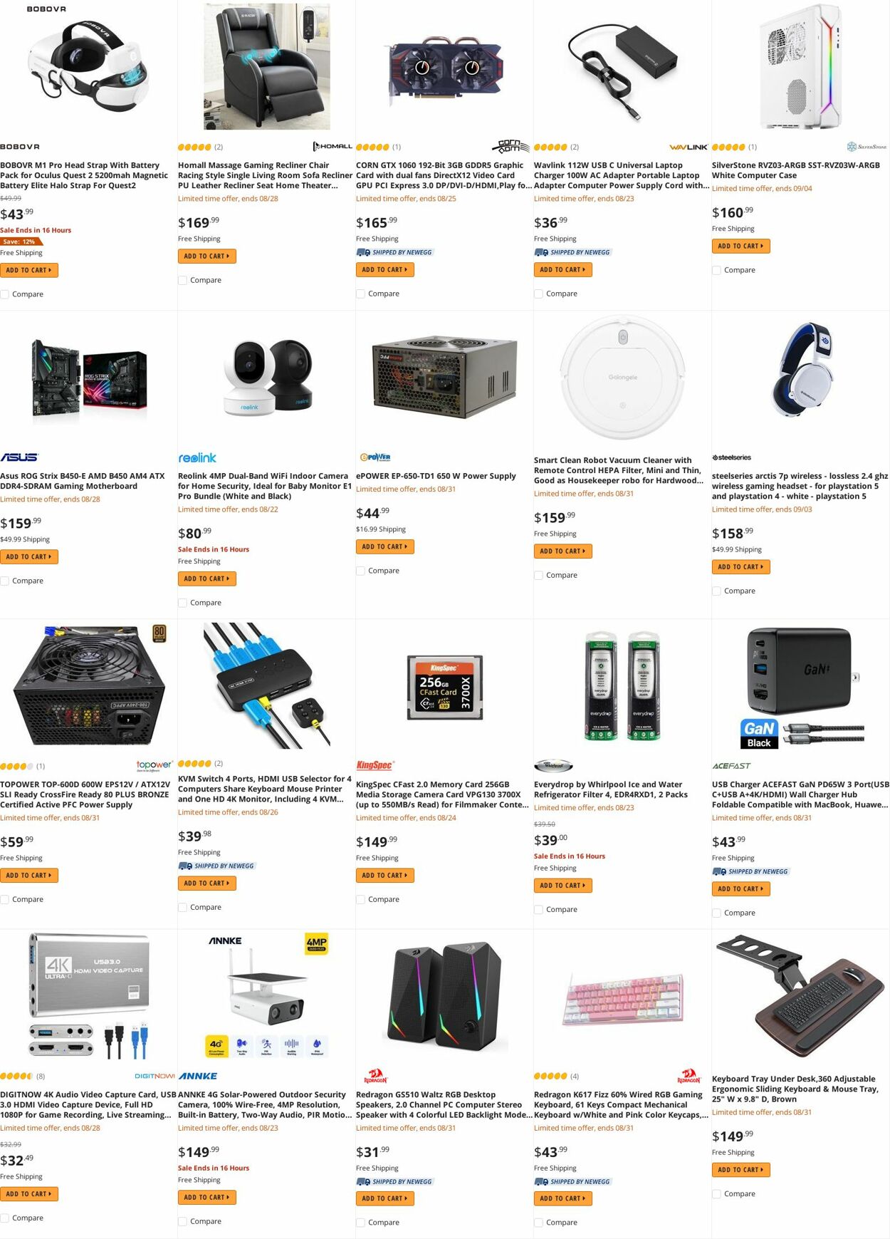 Weekly ad Newegg 08/22/2022 - 08/31/2022