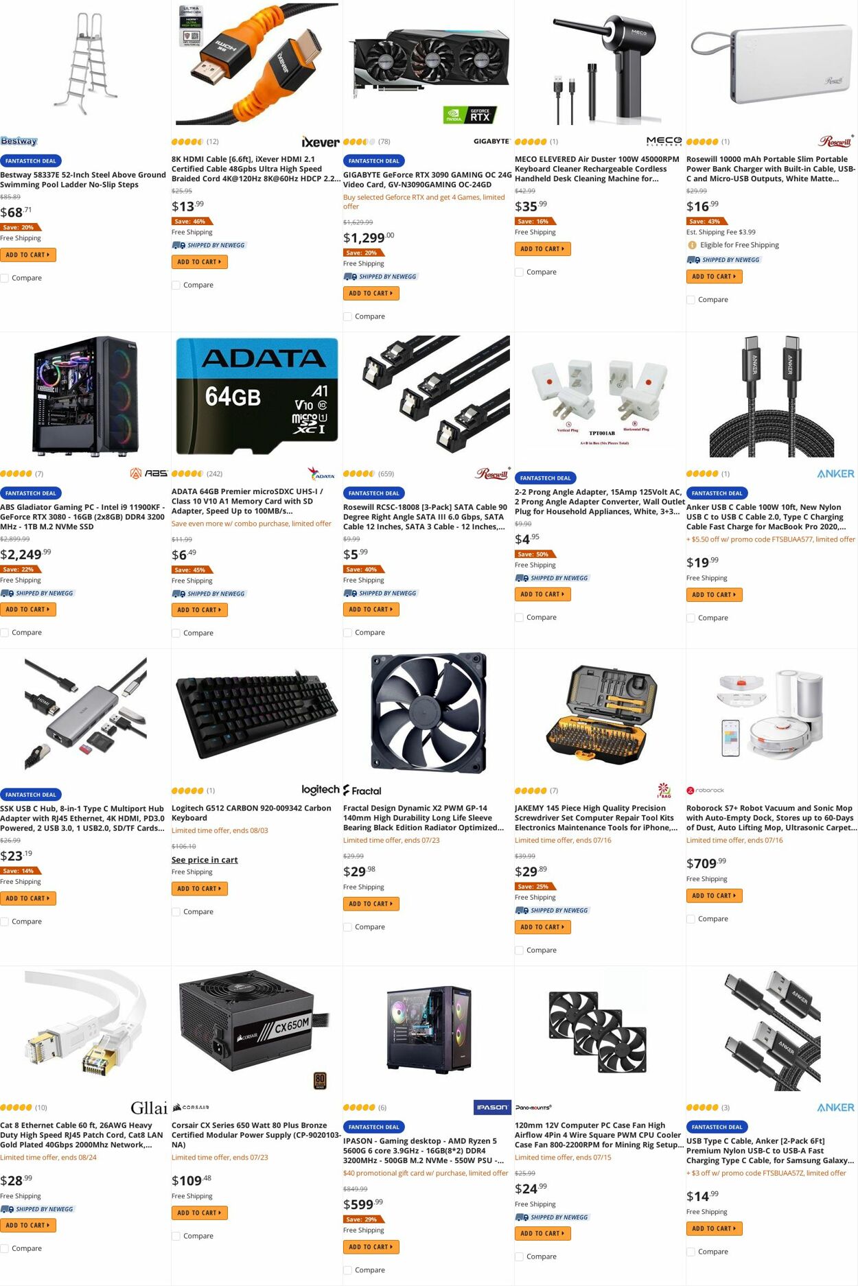 Weekly ad Newegg 07/14/2022 - 07/31/2022