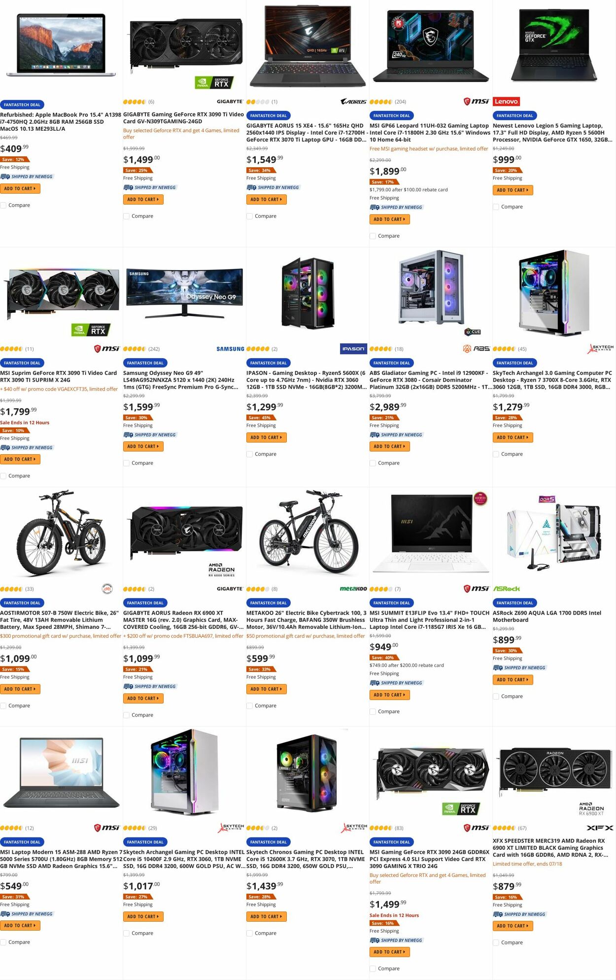 Weekly ad Newegg 07/14/2022 - 07/31/2022