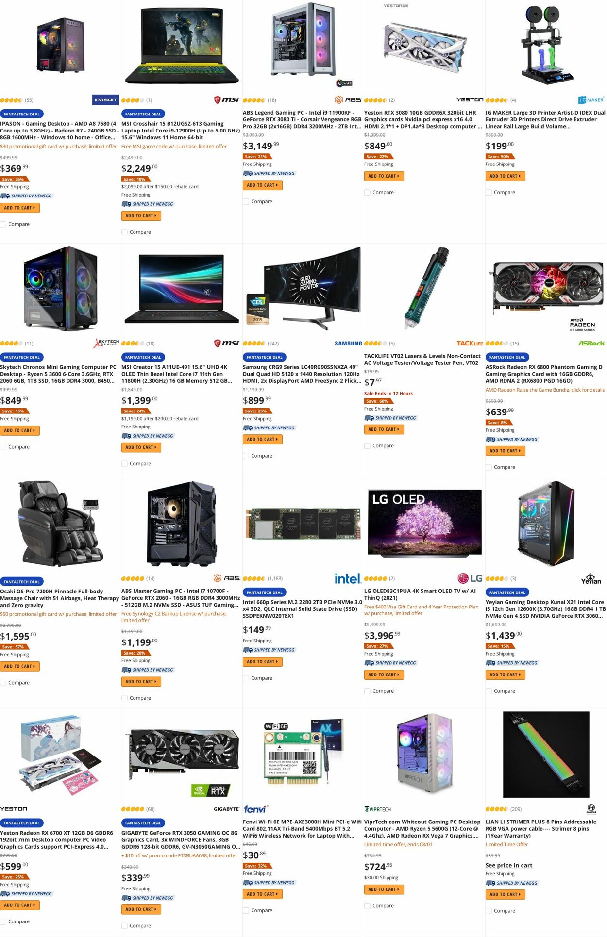 Weekly ad Newegg 07/14/2022 - 07/31/2022