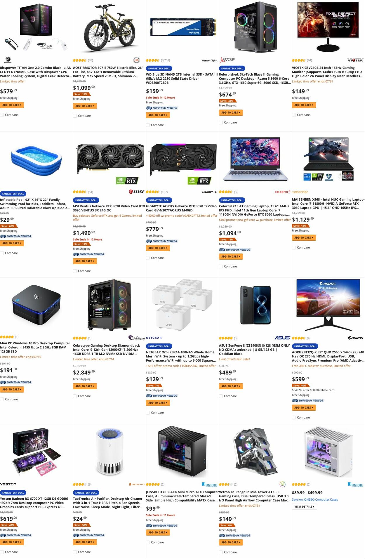 Weekly ad Newegg 07/14/2022 - 07/31/2022