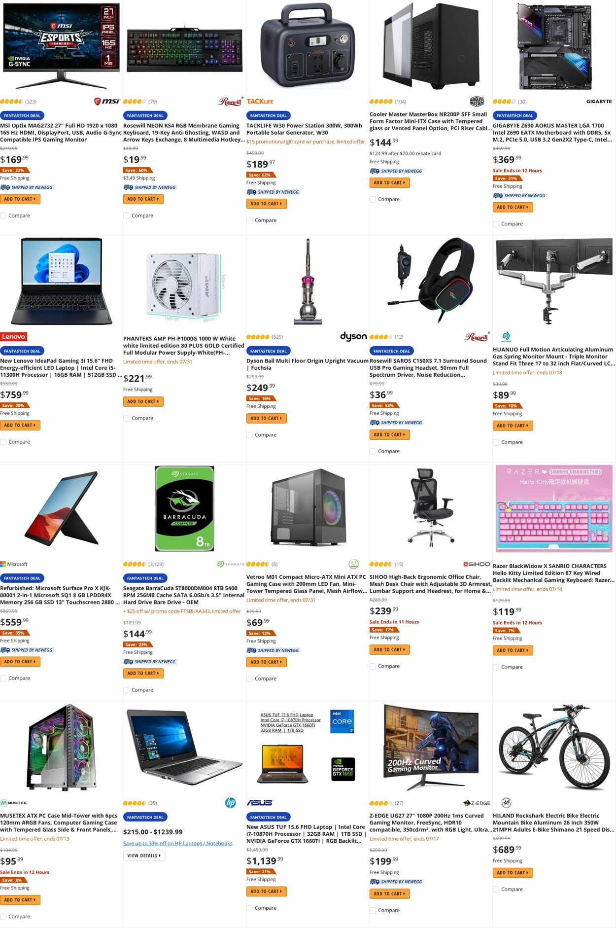 Weekly ad Newegg 07/14/2022 - 07/31/2022