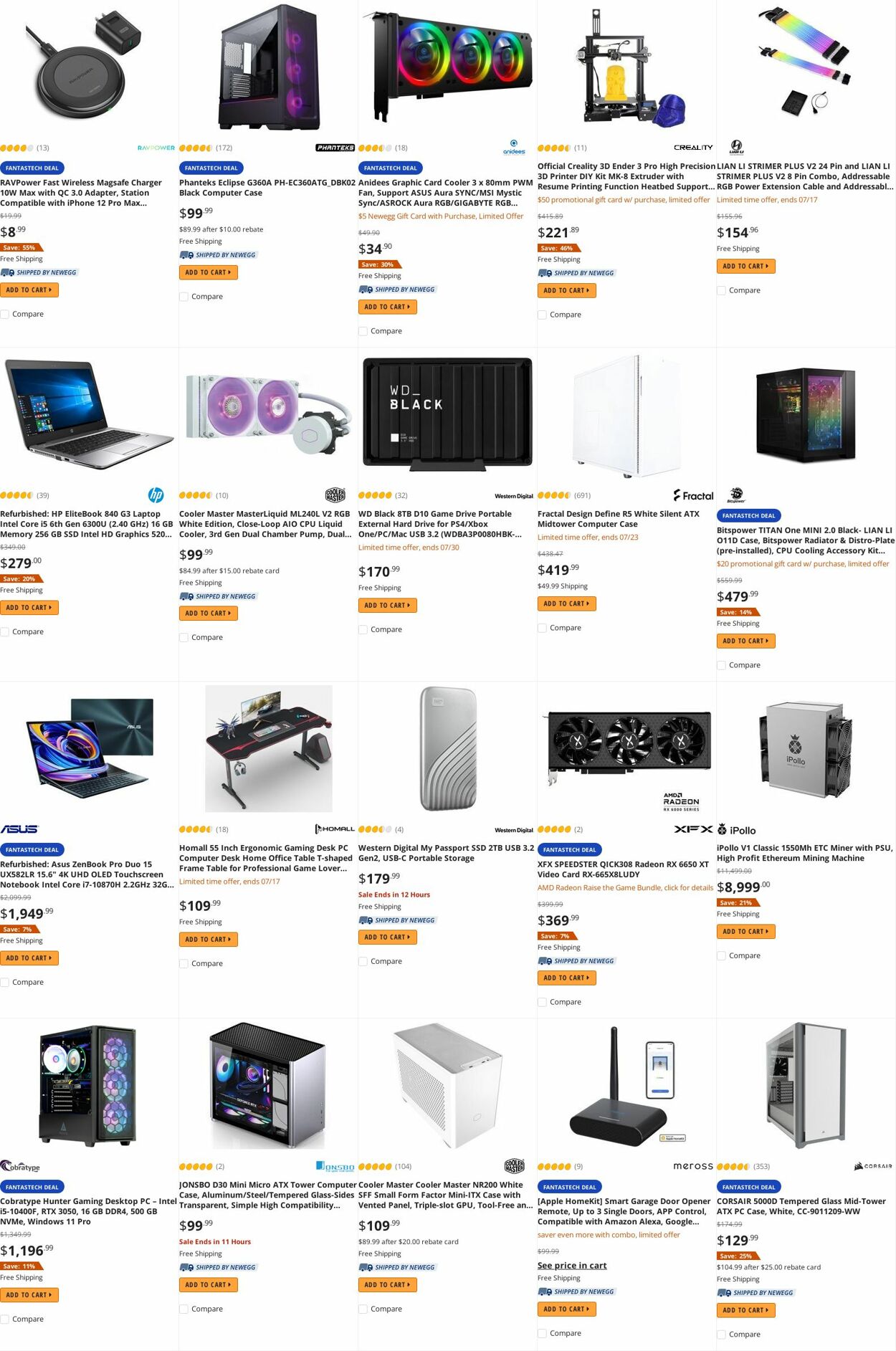 Weekly ad Newegg 07/14/2022 - 07/31/2022