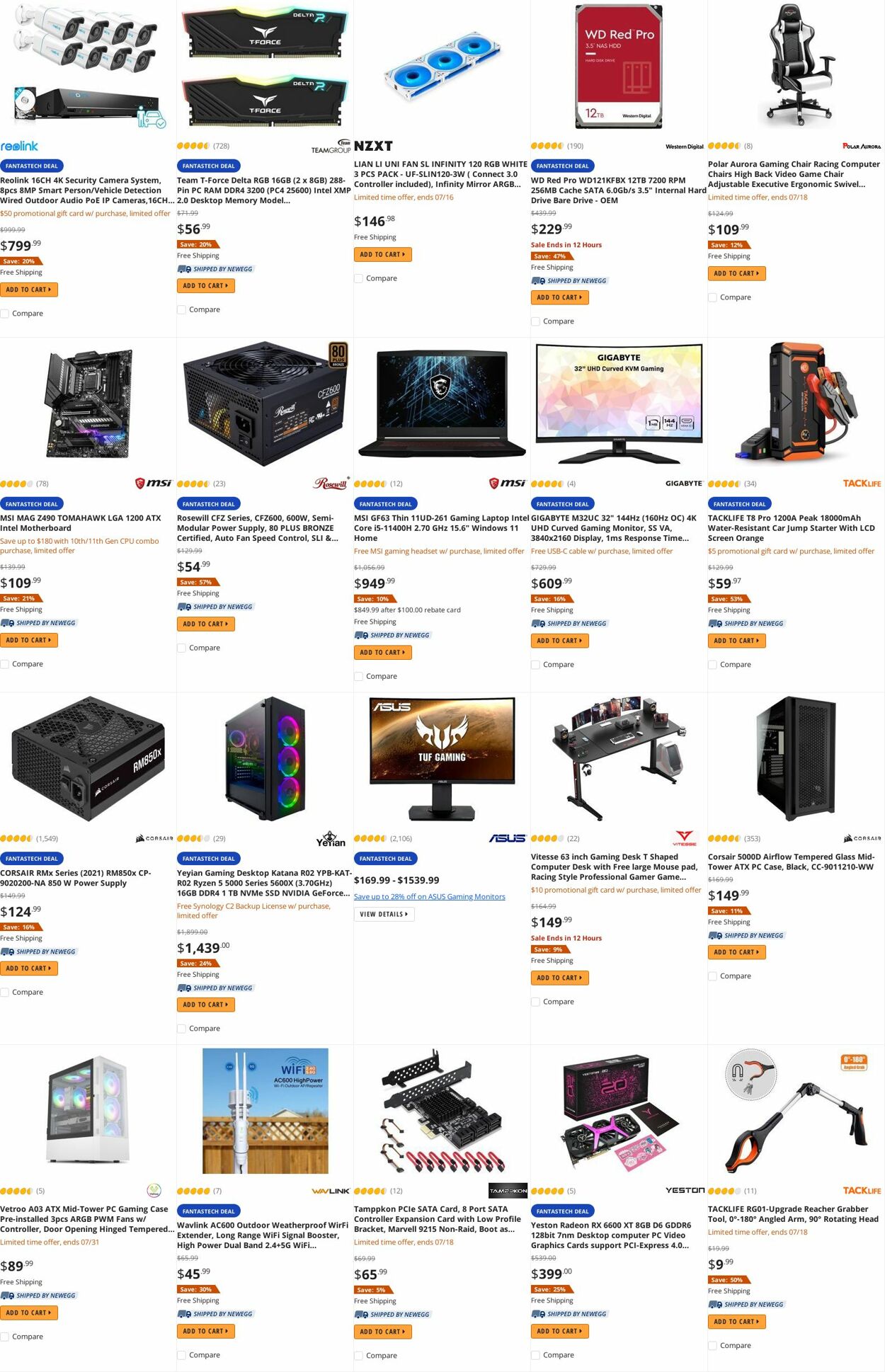 Weekly ad Newegg 07/14/2022 - 07/31/2022