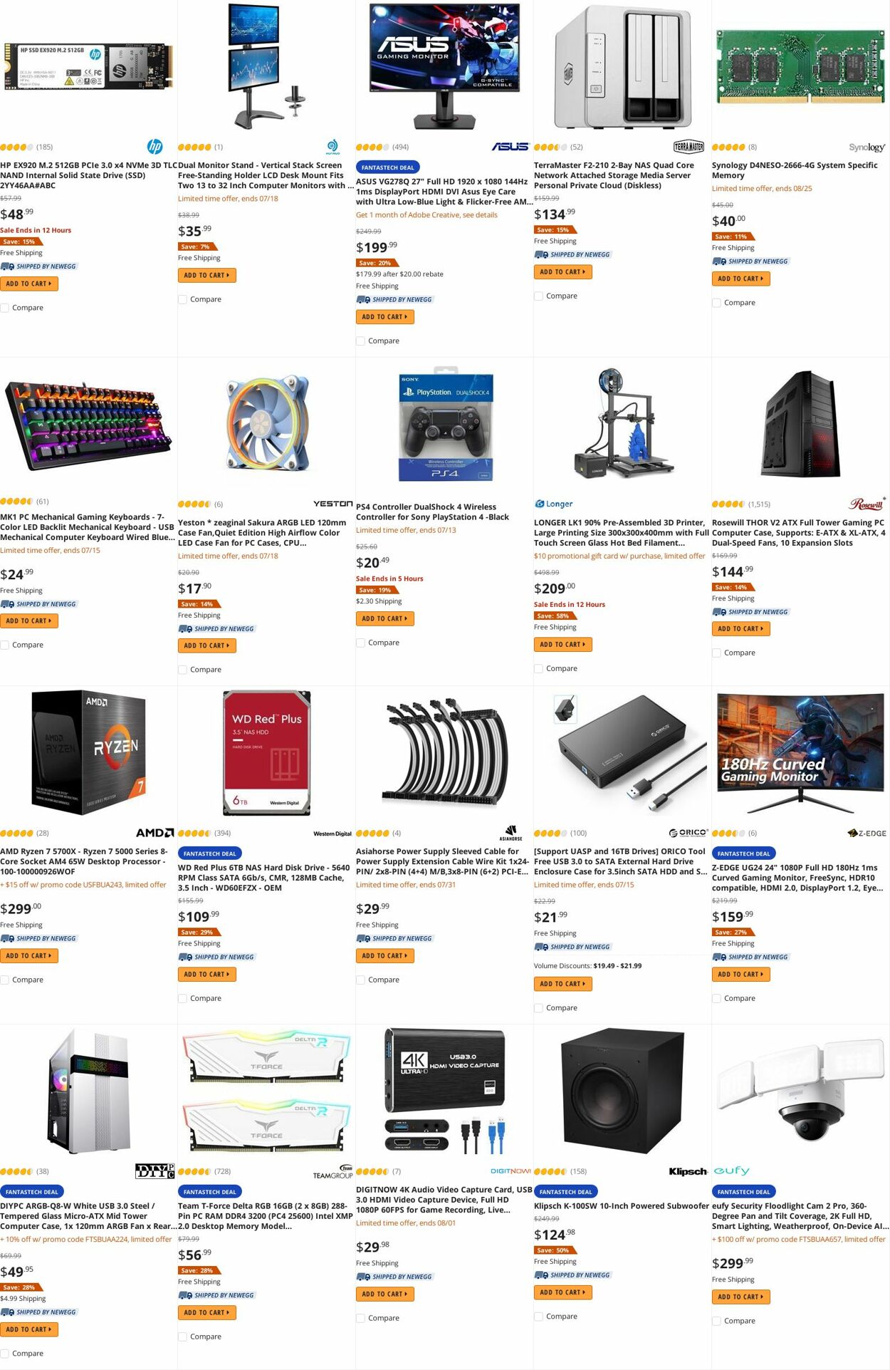 Weekly ad Newegg 07/14/2022 - 07/31/2022