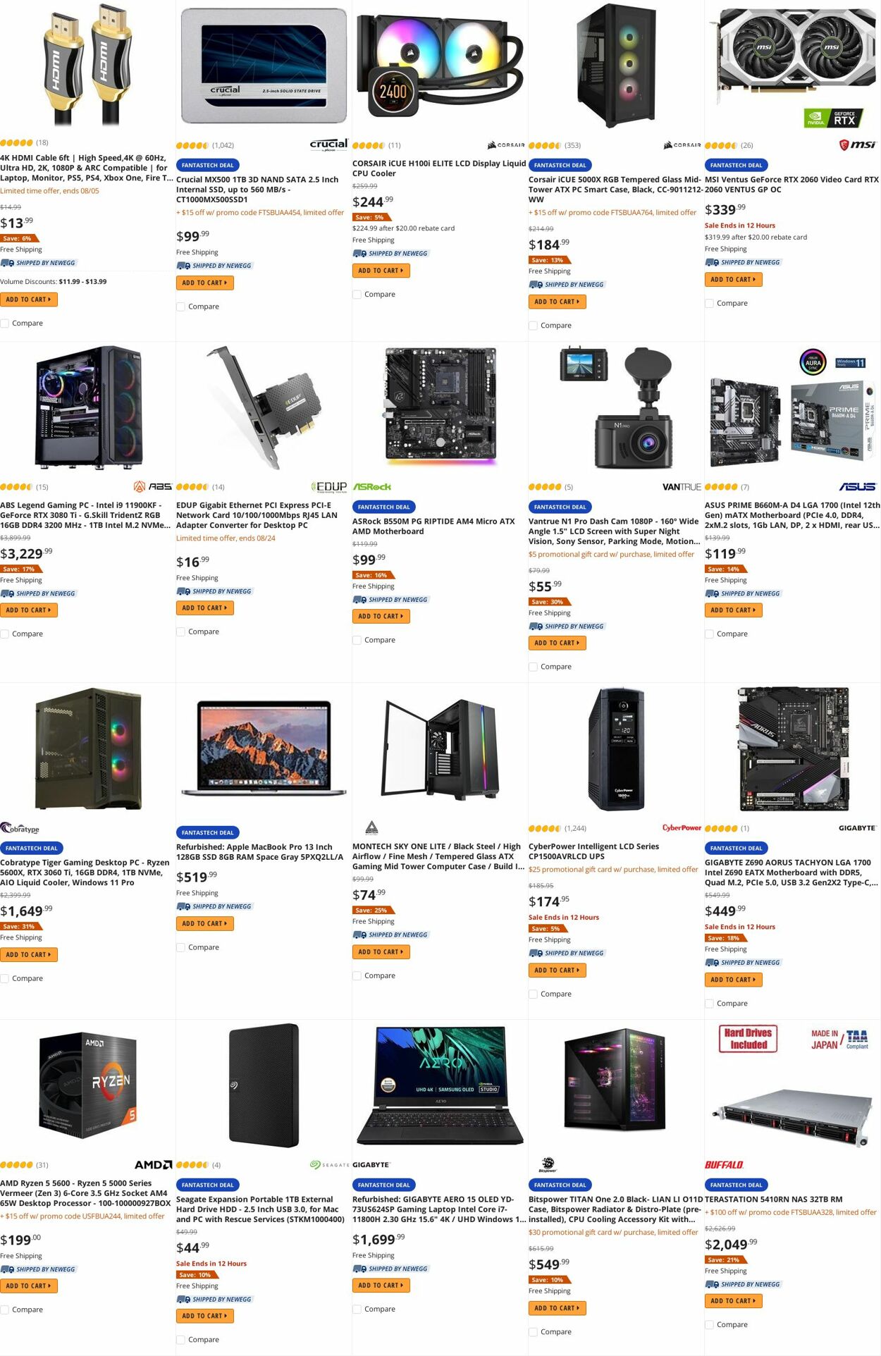 Weekly ad Newegg 07/14/2022 - 07/31/2022