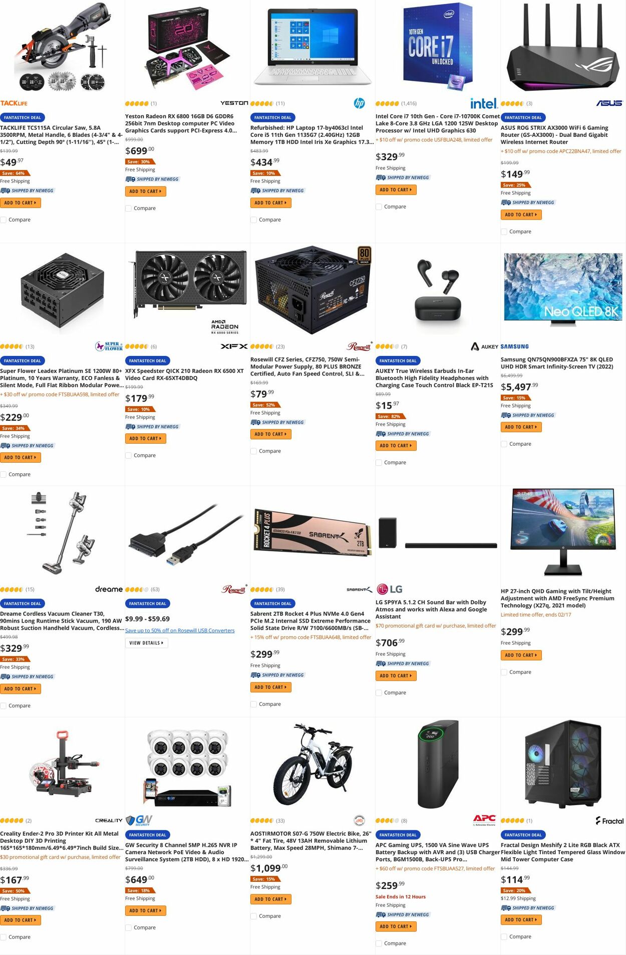 Weekly ad Newegg 07/14/2022 - 07/31/2022