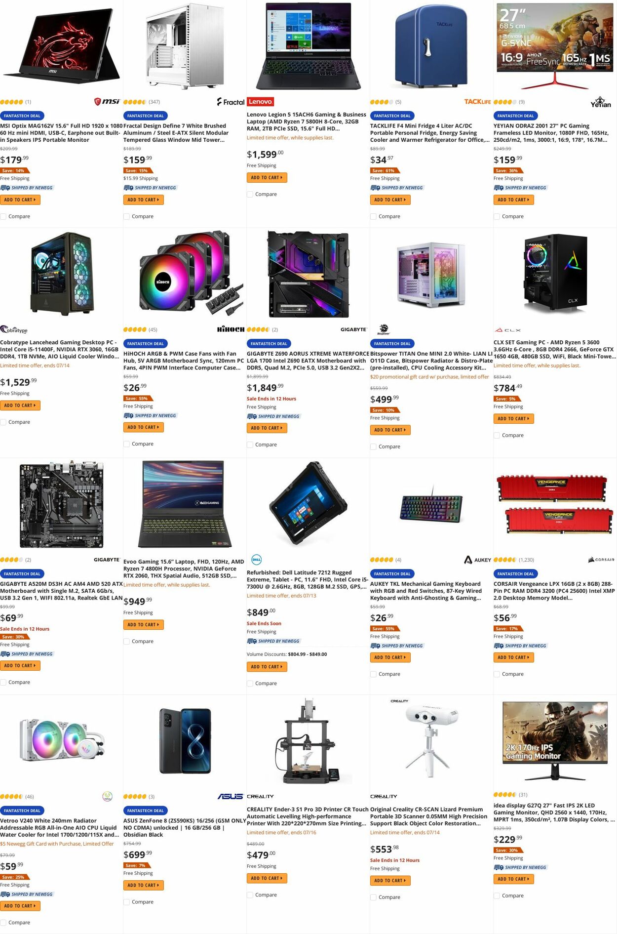 Weekly ad Newegg 07/14/2022 - 07/31/2022