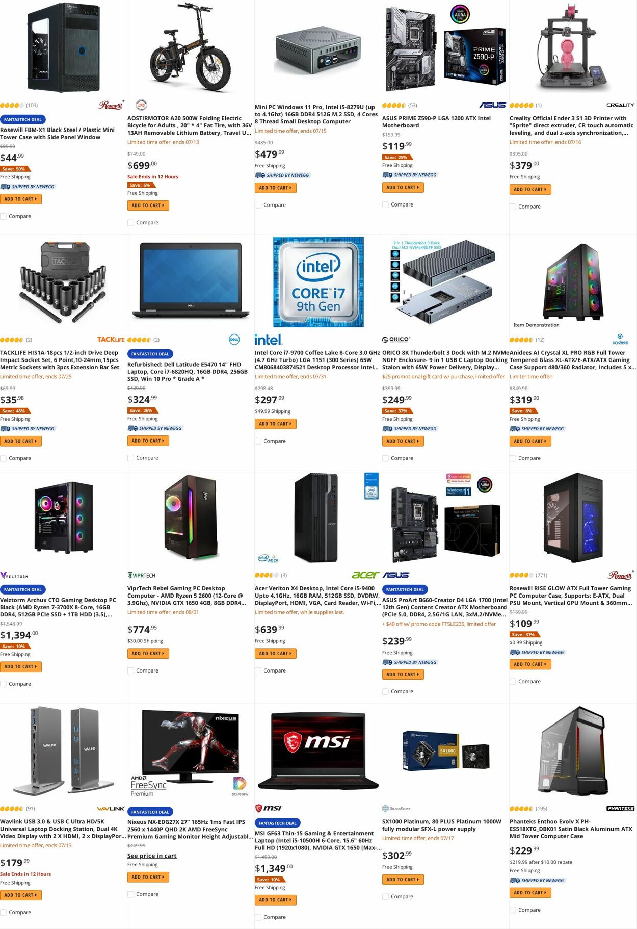 Weekly ad Newegg 07/14/2022 - 07/31/2022