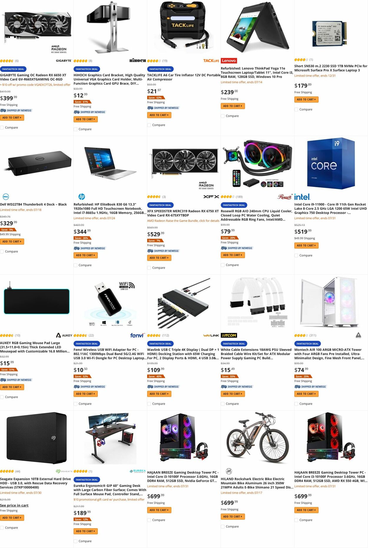 Weekly ad Newegg 07/14/2022 - 07/31/2022