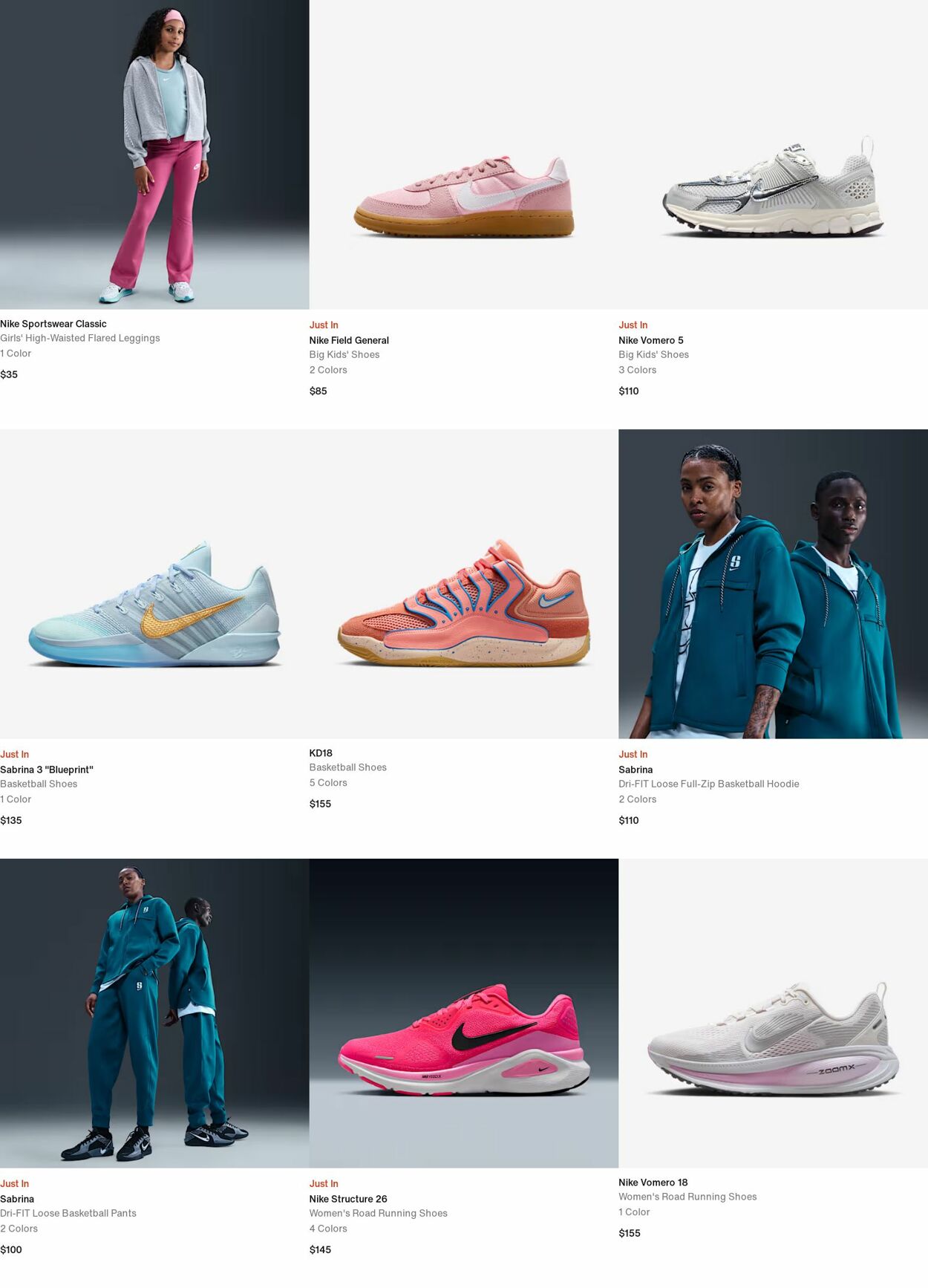 Weekly ad Nike 08/04/2025 - 08/13/2025