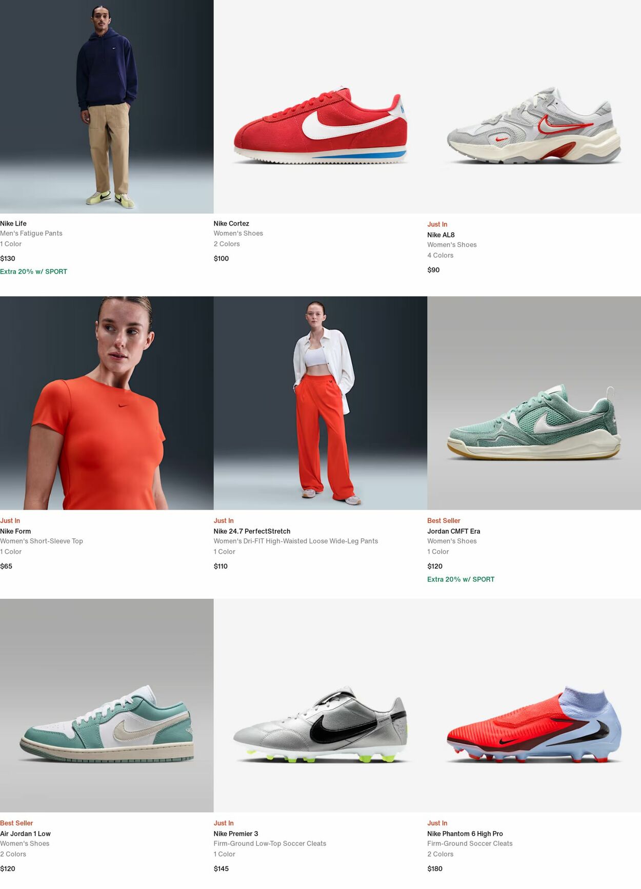 Weekly ad Nike 08/04/2025 - 08/13/2025