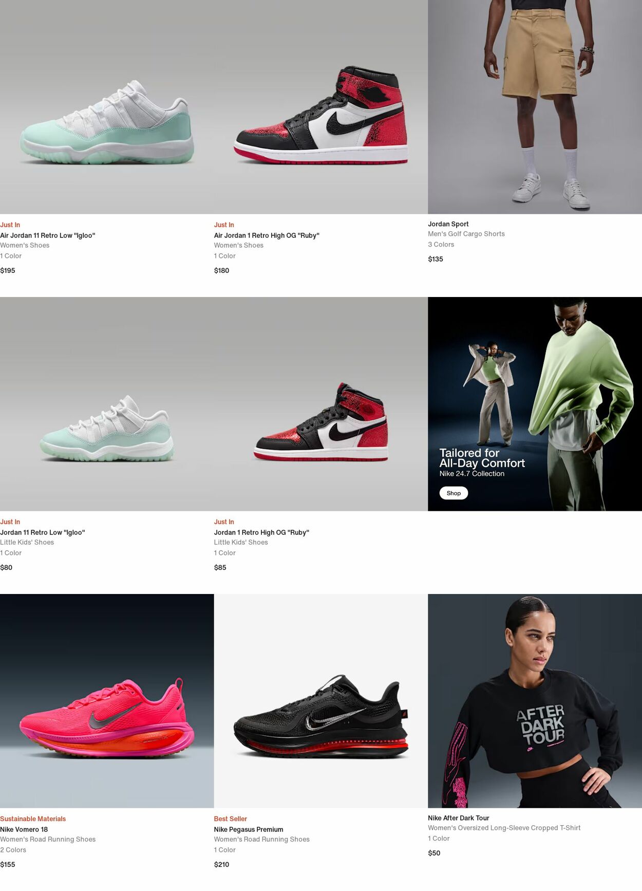 Weekly ad Nike 06/09/2025 - 06/18/2025
