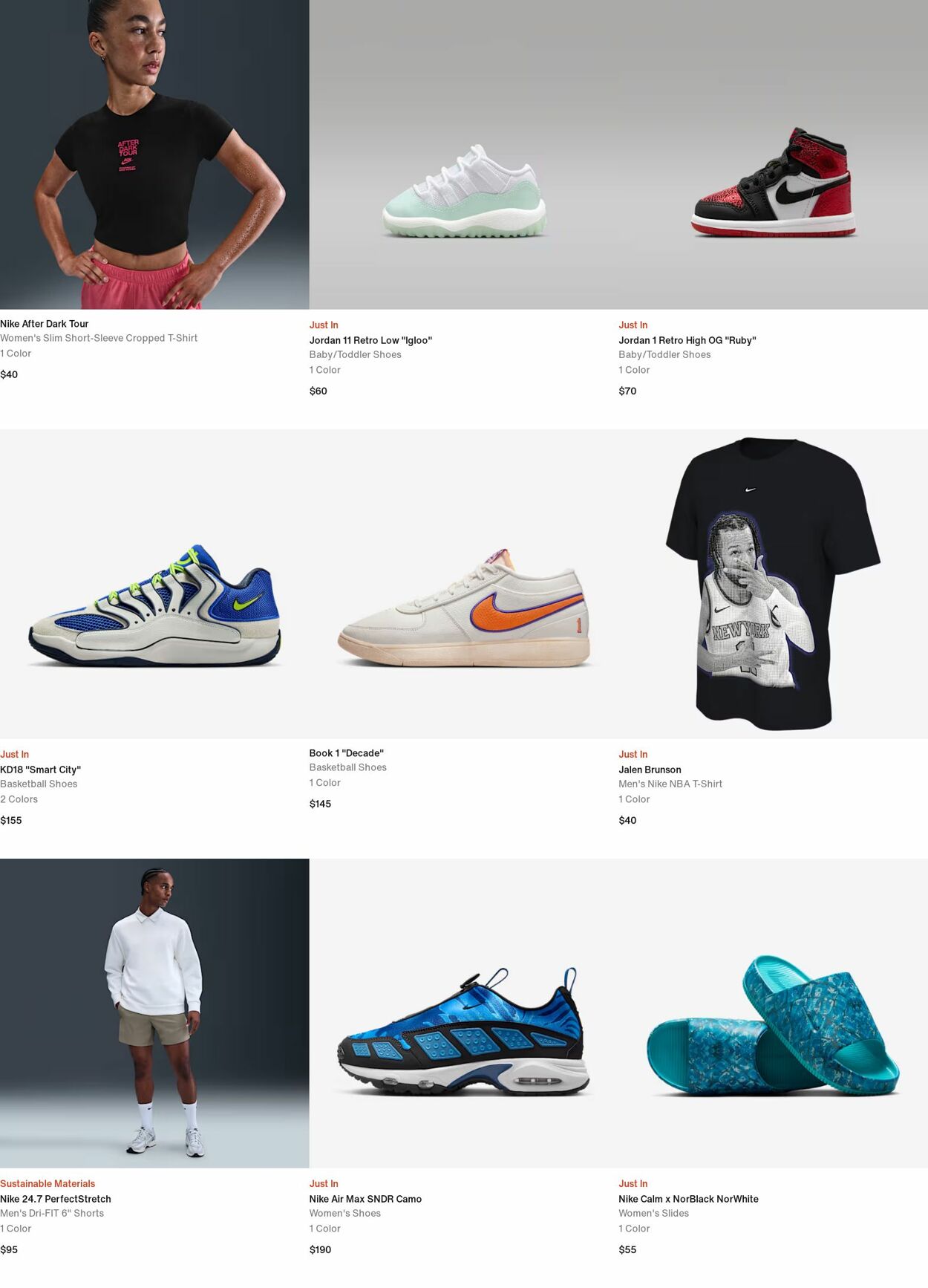 Weekly ad Nike 06/09/2025 - 06/18/2025