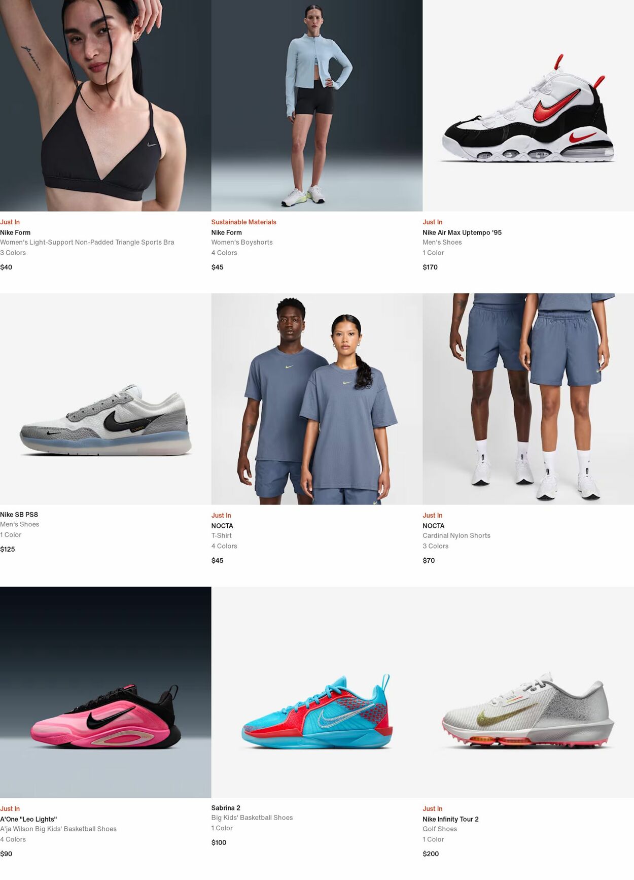 Weekly ad Nike 06/09/2025 - 06/18/2025