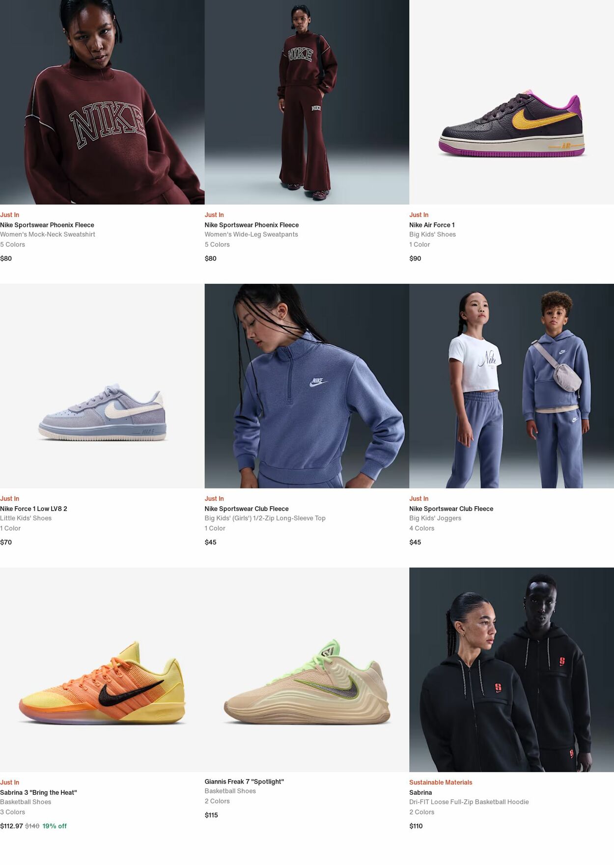 Weekly ad Nike 09/29/2025 - 10/08/2025