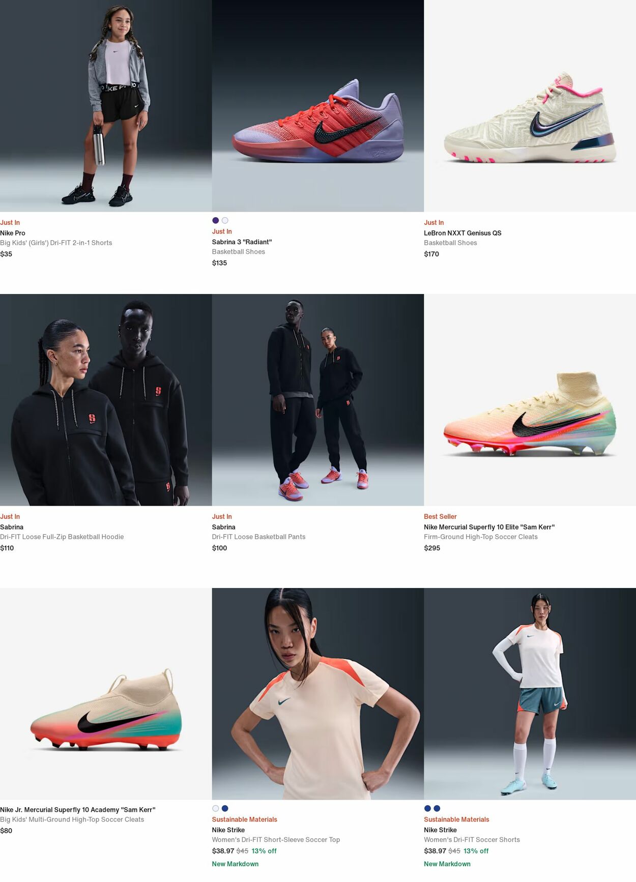 Weekly ad Nike 09/15/2025 - 09/24/2025