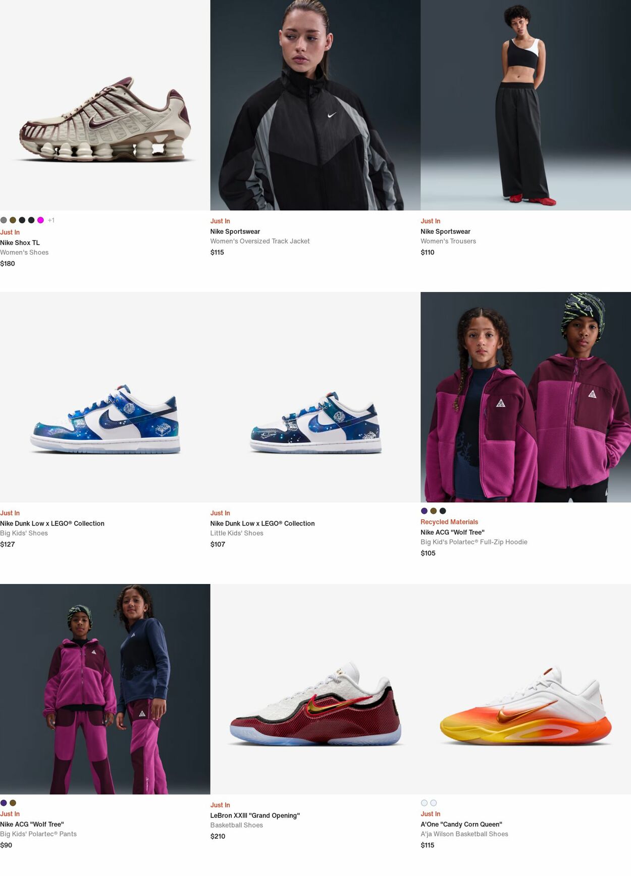 Weekly ad Nike 11/03/2025 - 11/12/2025