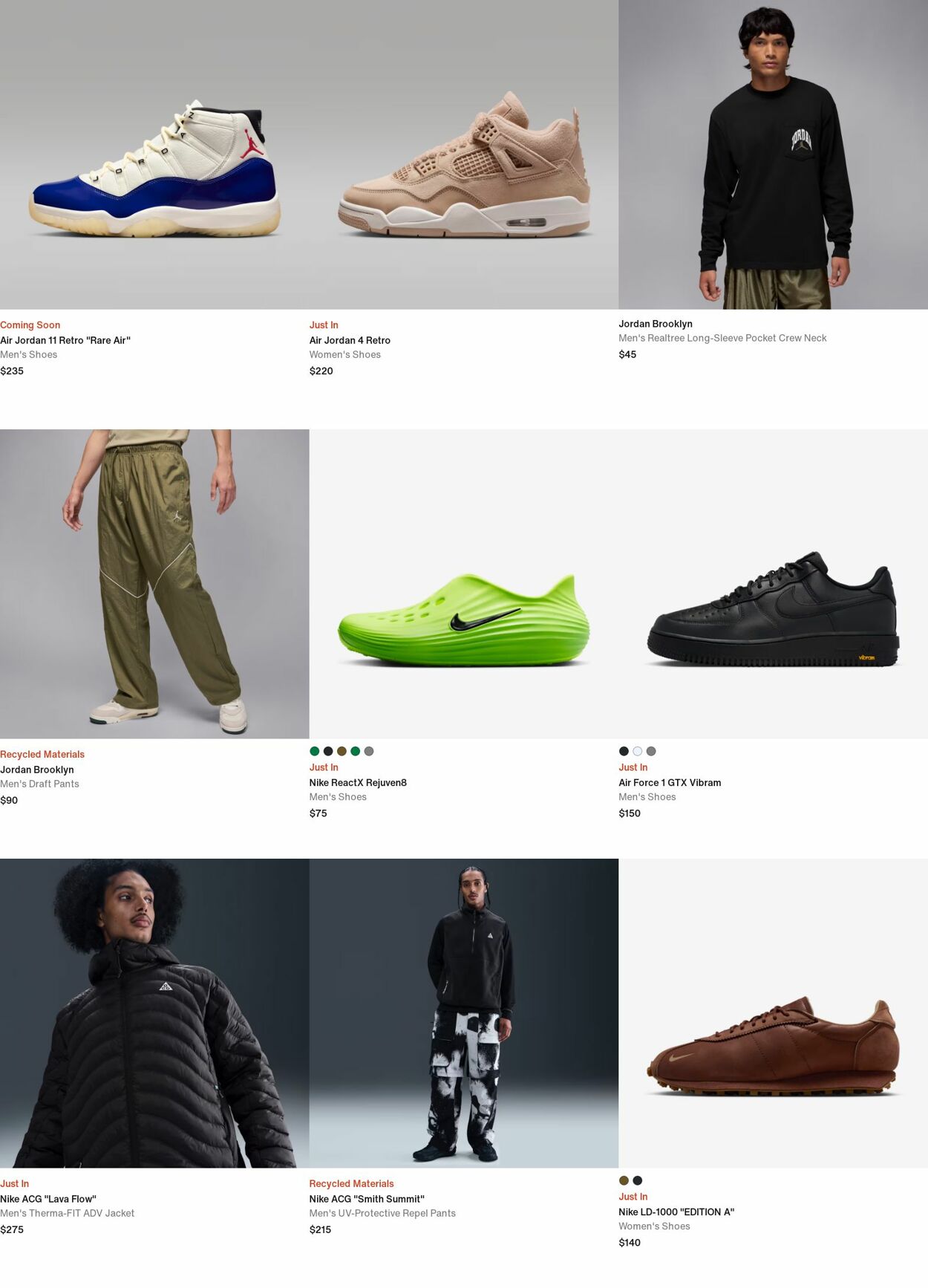 Weekly ad Nike 11/03/2025 - 11/12/2025
