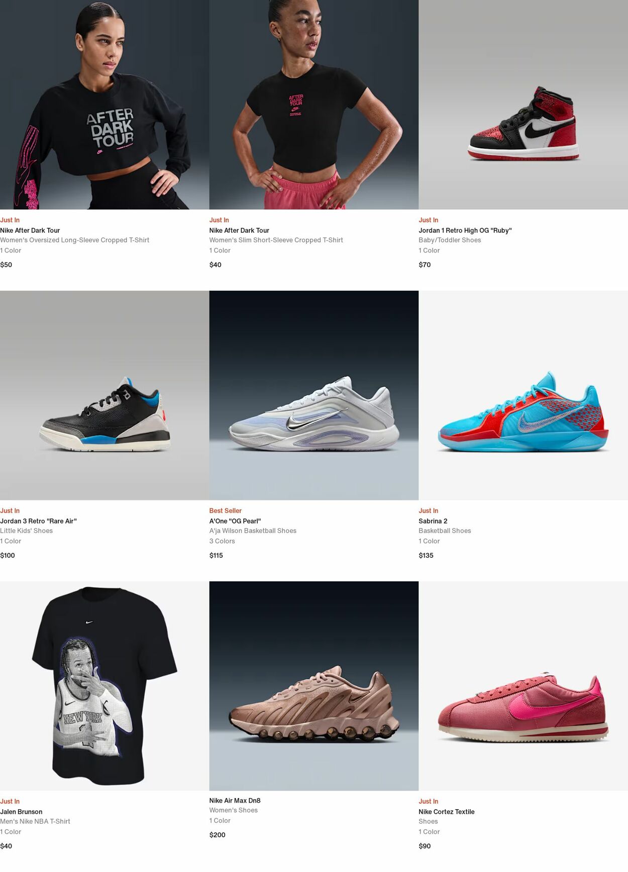 Weekly ad Nike 06/02/2025 - 06/11/2025