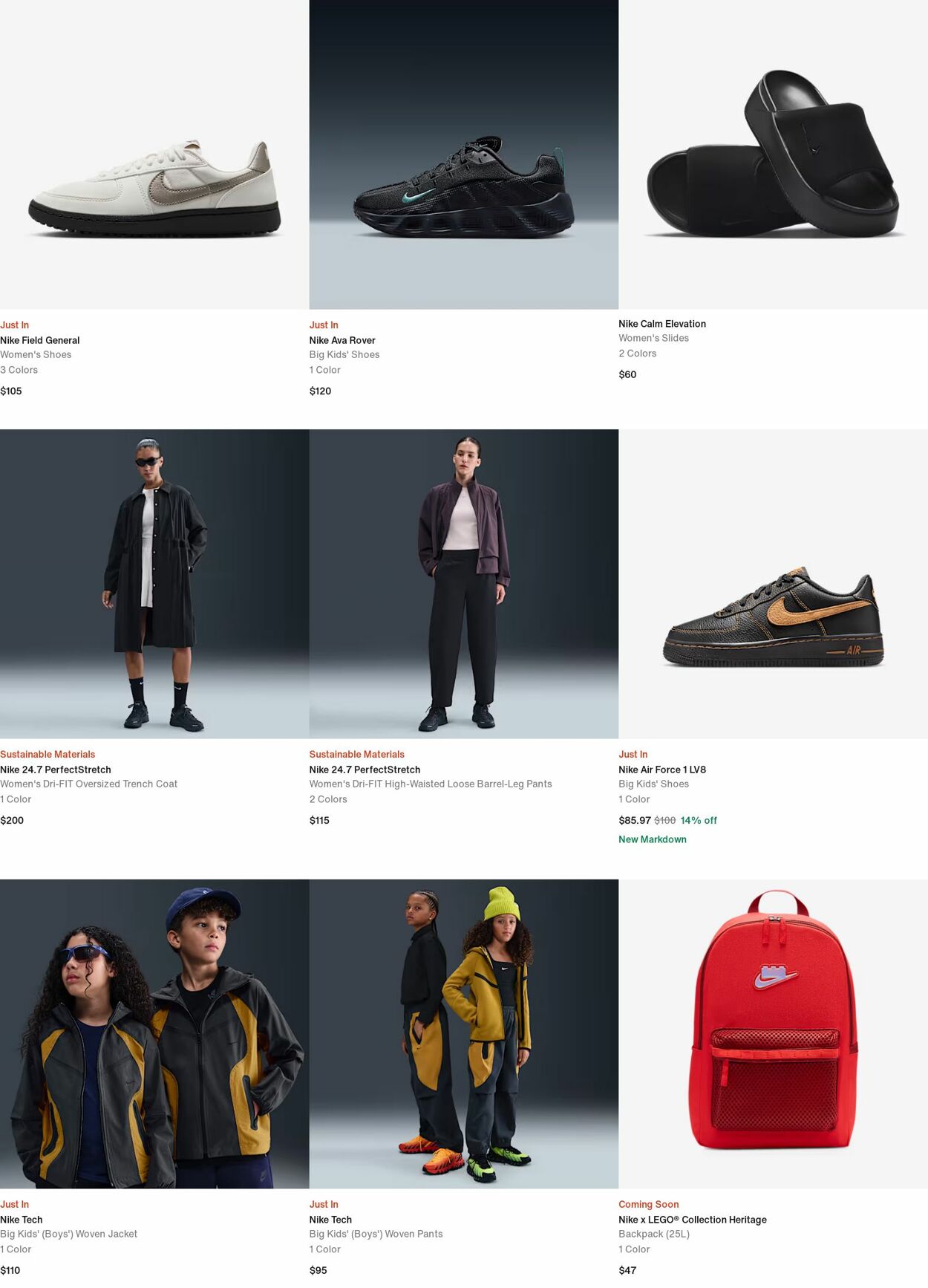 Weekly ad Nike 08/25/2025 - 09/03/2025