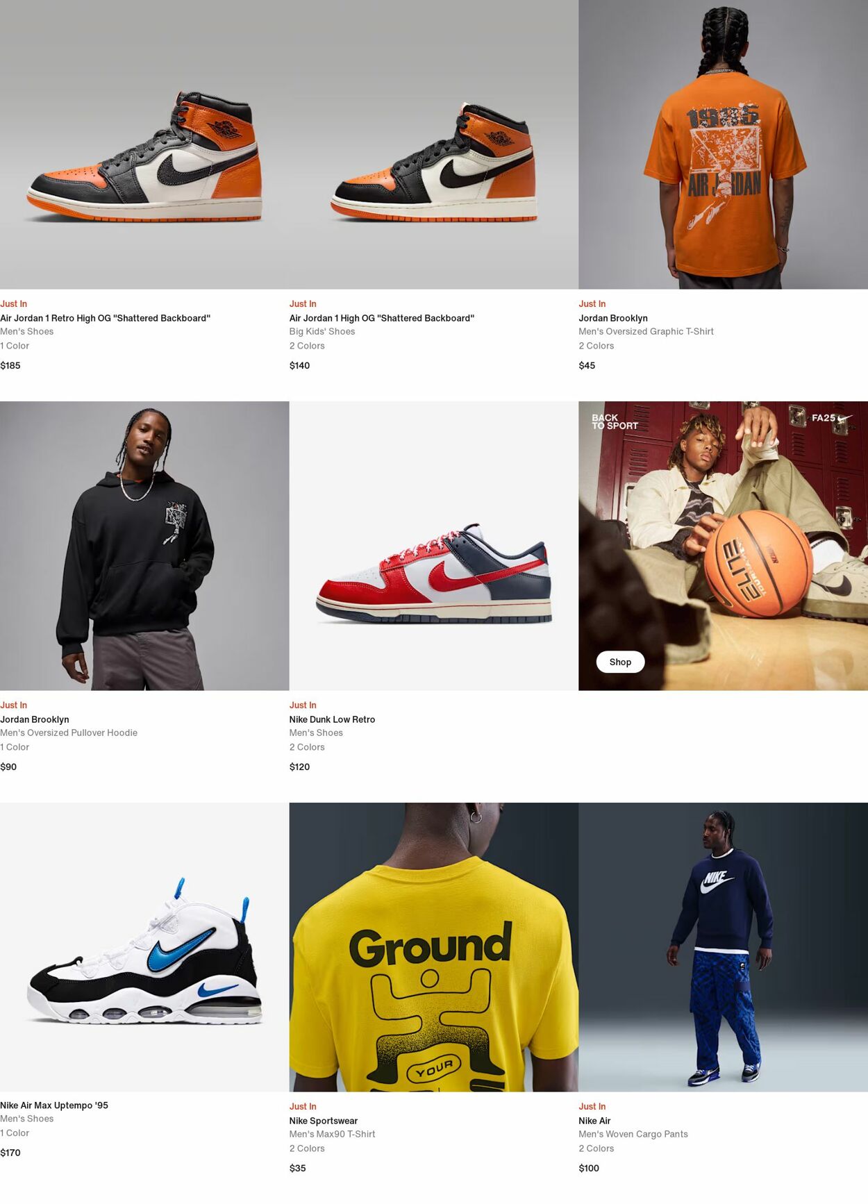 Weekly ad Nike 08/25/2025 - 09/03/2025