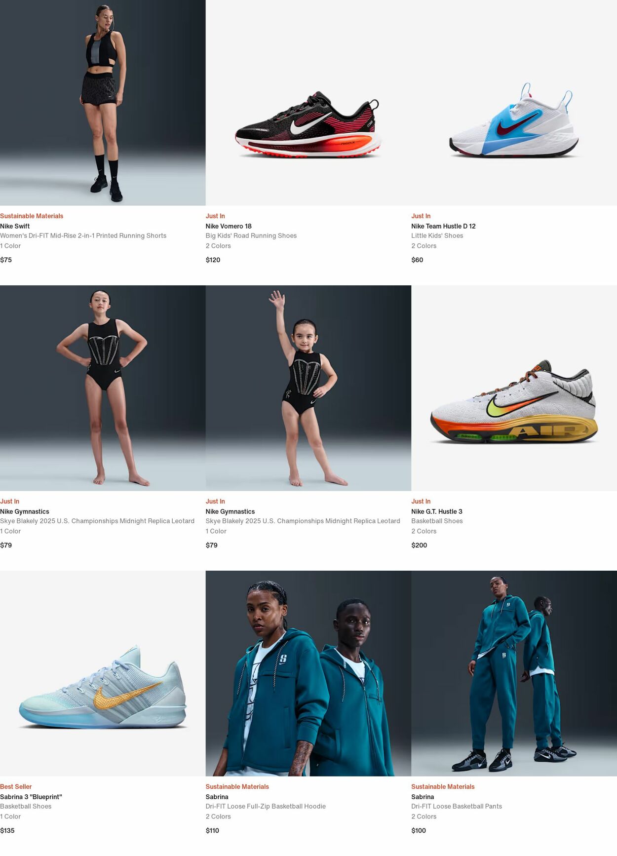 Weekly ad Nike 08/11/2025 - 08/20/2025