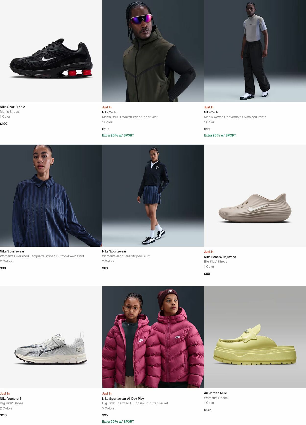 Weekly ad Nike 08/11/2025 - 08/20/2025