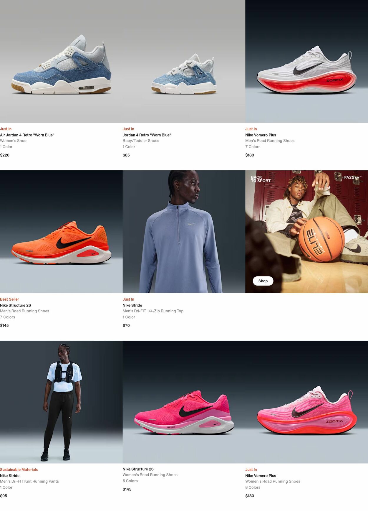 Weekly ad Nike 08/11/2025 - 08/20/2025