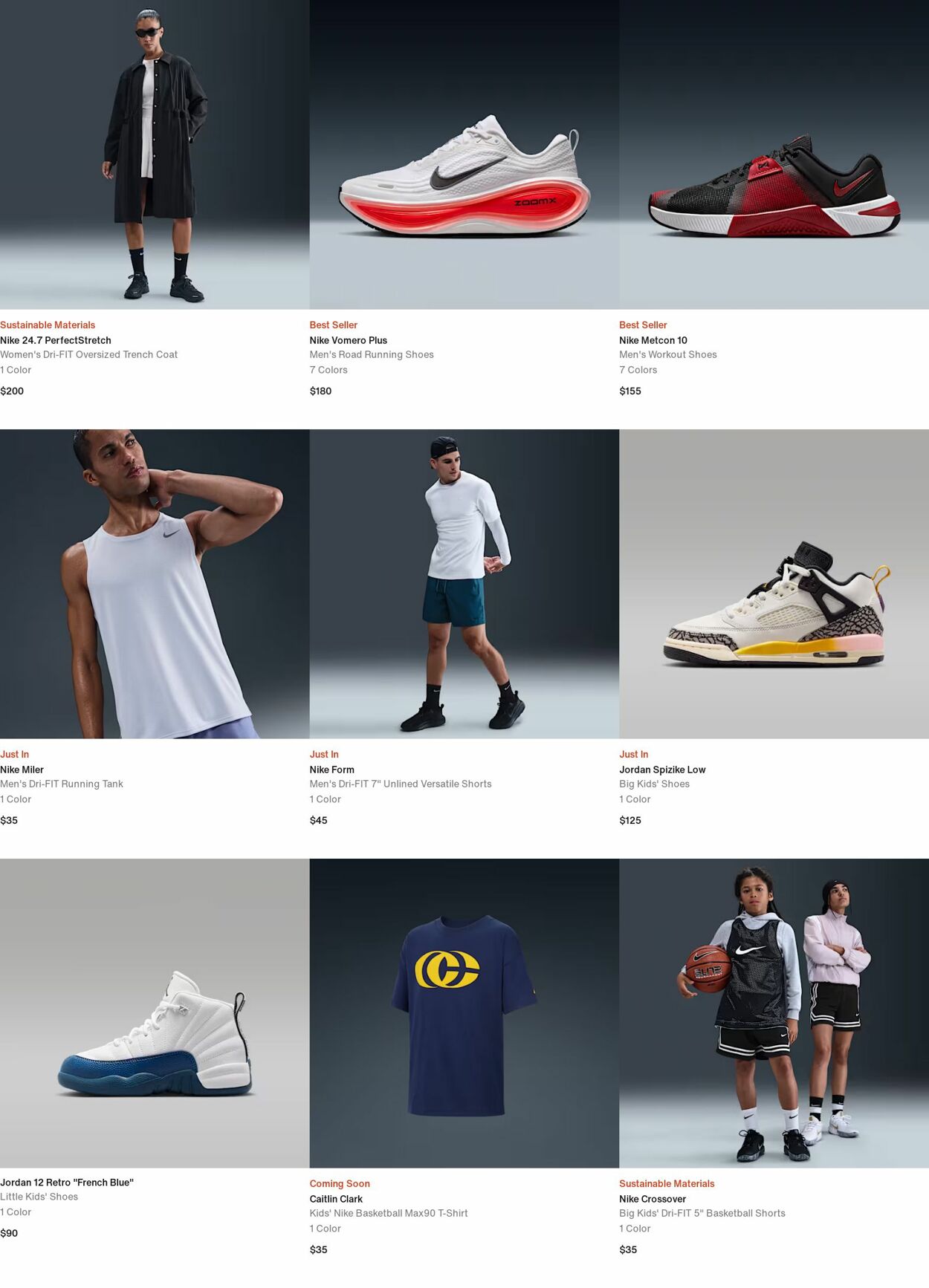 Weekly ad Nike 09/01/2025 - 09/10/2025